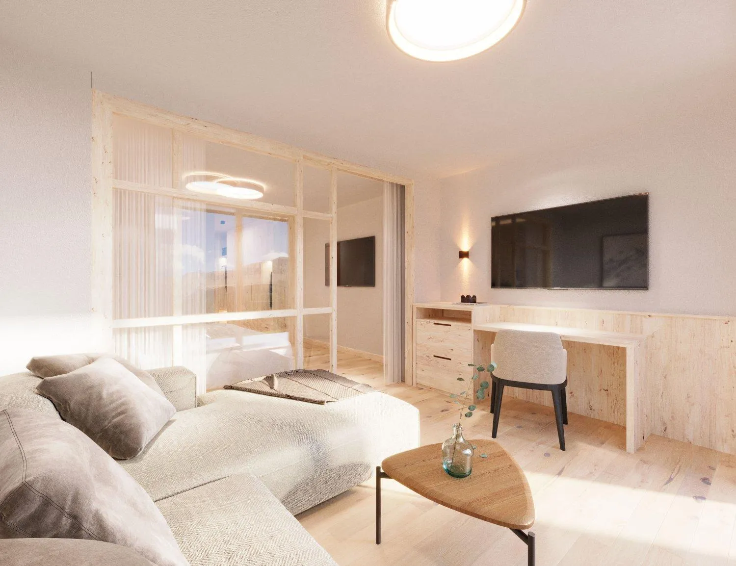 Photo of the whole room in Hotel Kristall