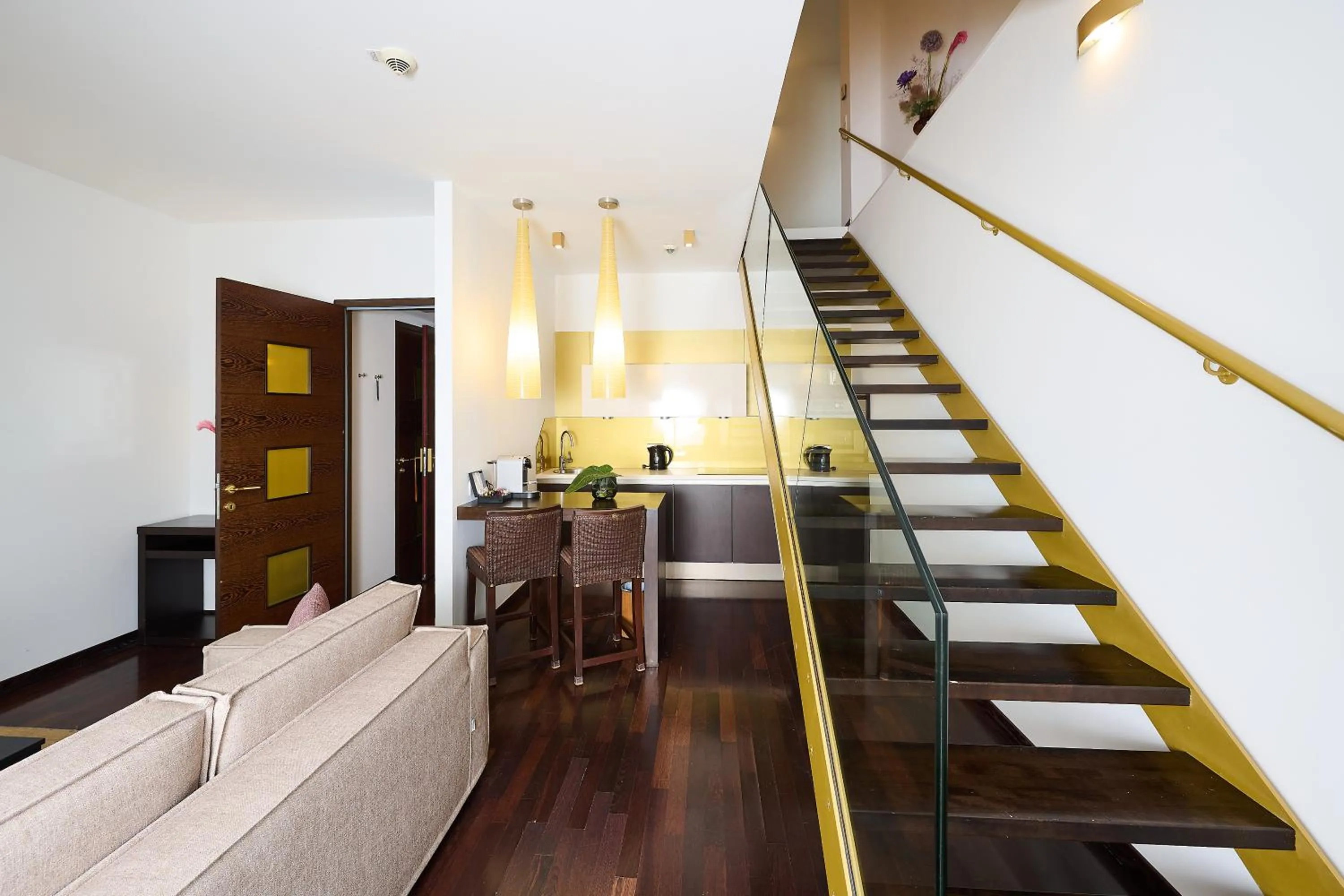 Kitchen or kitchenette in MyPlace Premium Apartments