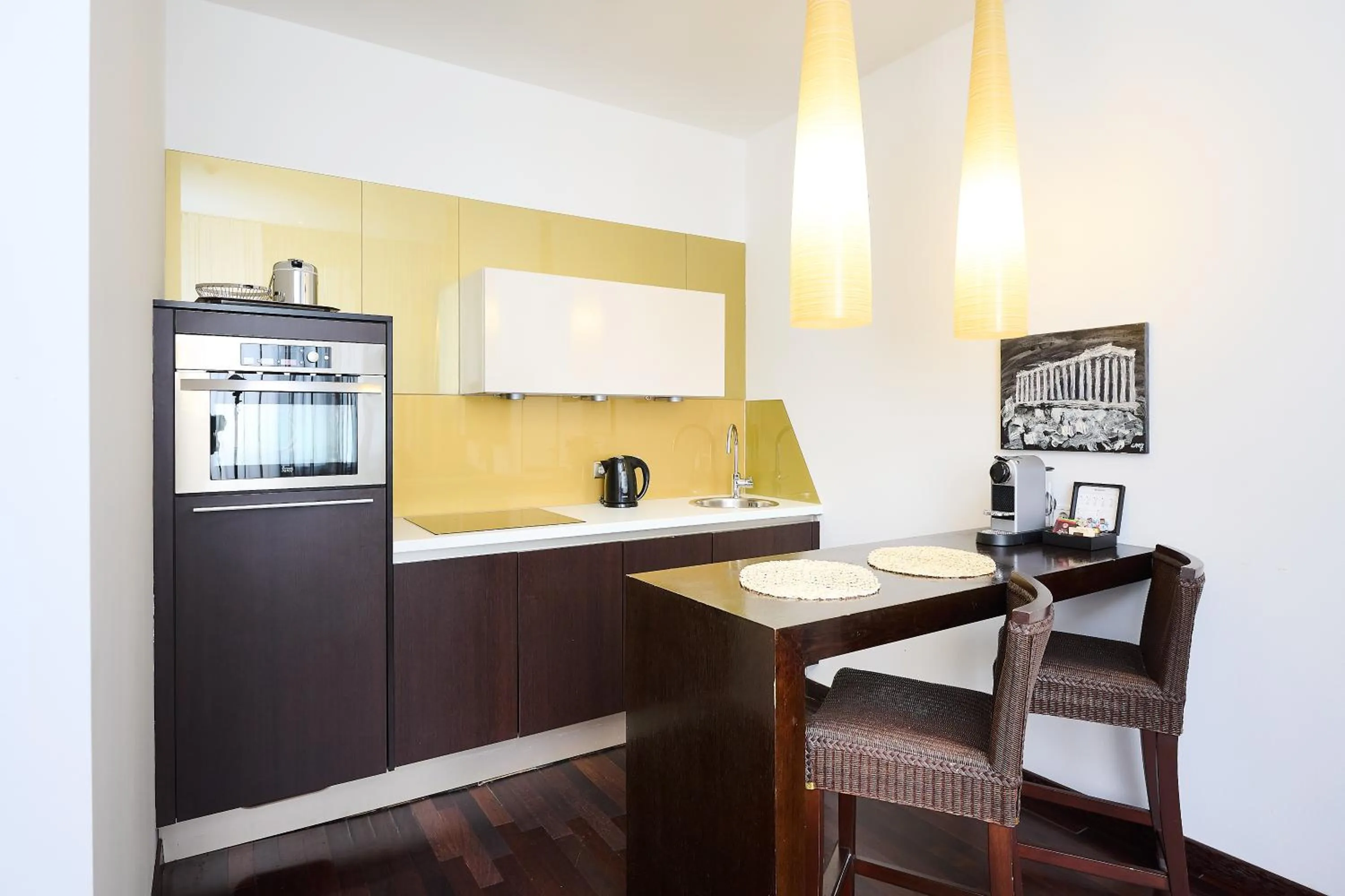 Kitchen or kitchenette in MyPlace Premium Apartments