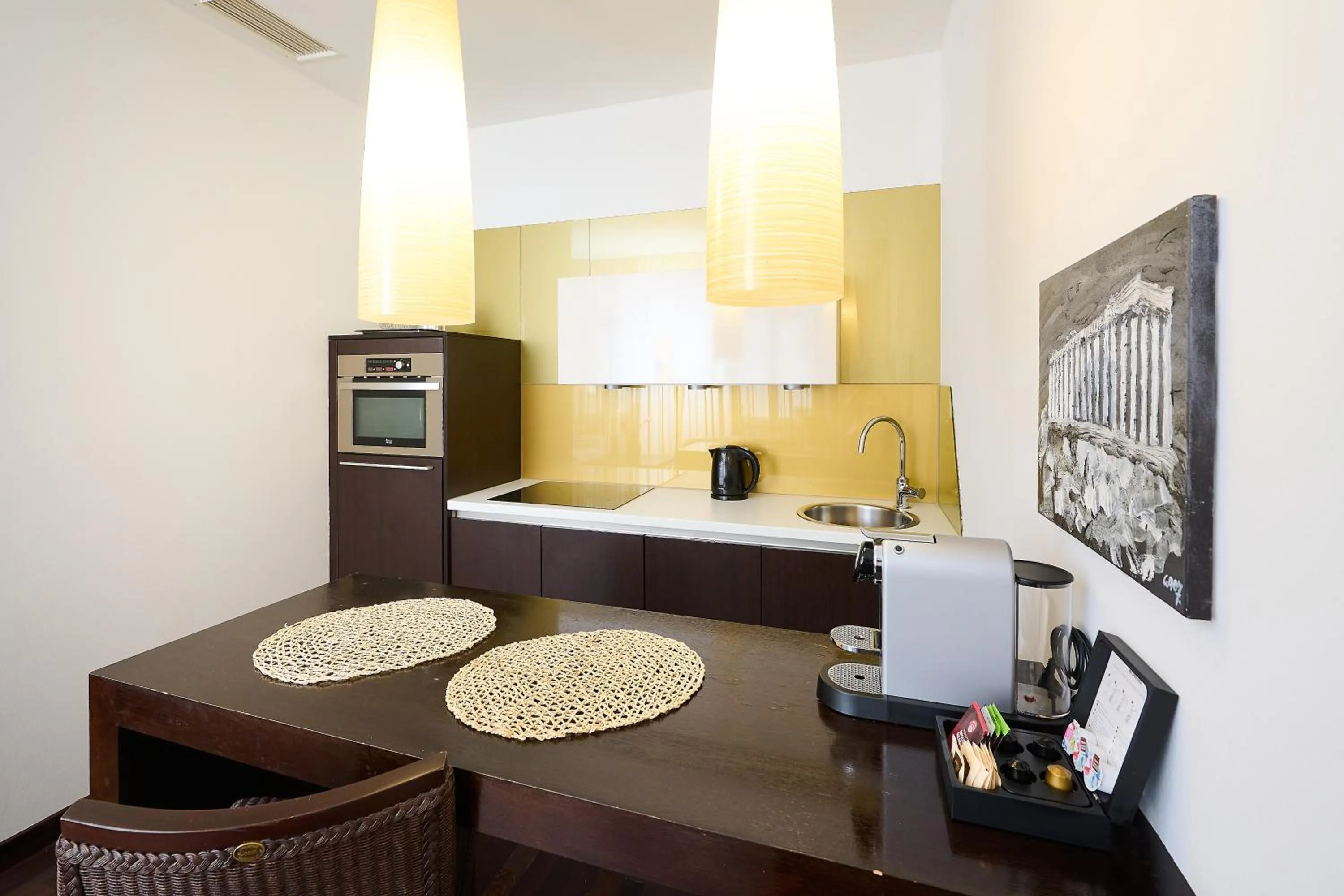 Kitchen or kitchenette in MyPlace Premium Apartments