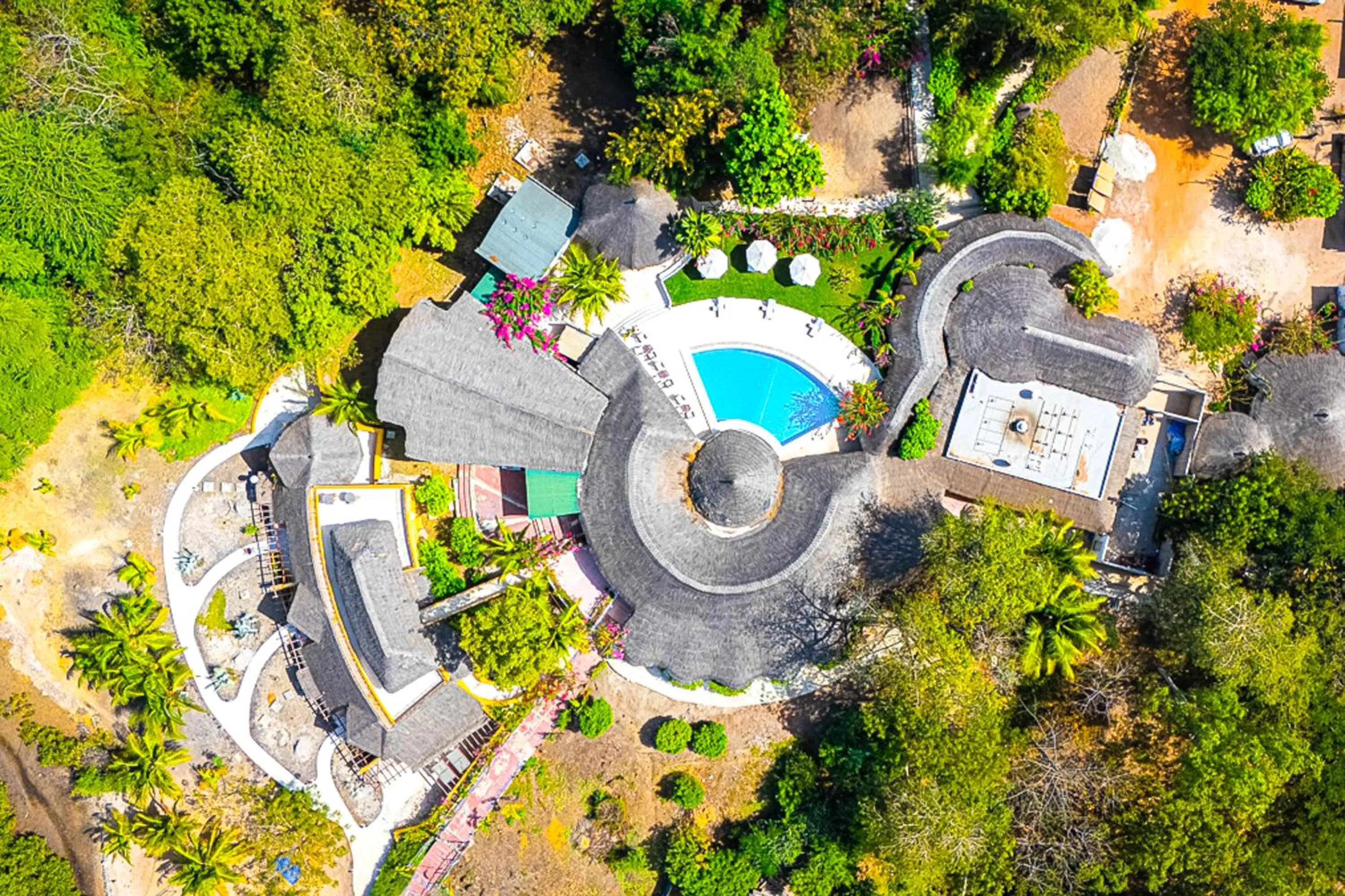 Bird's eye view in Keur Saloum Resort
