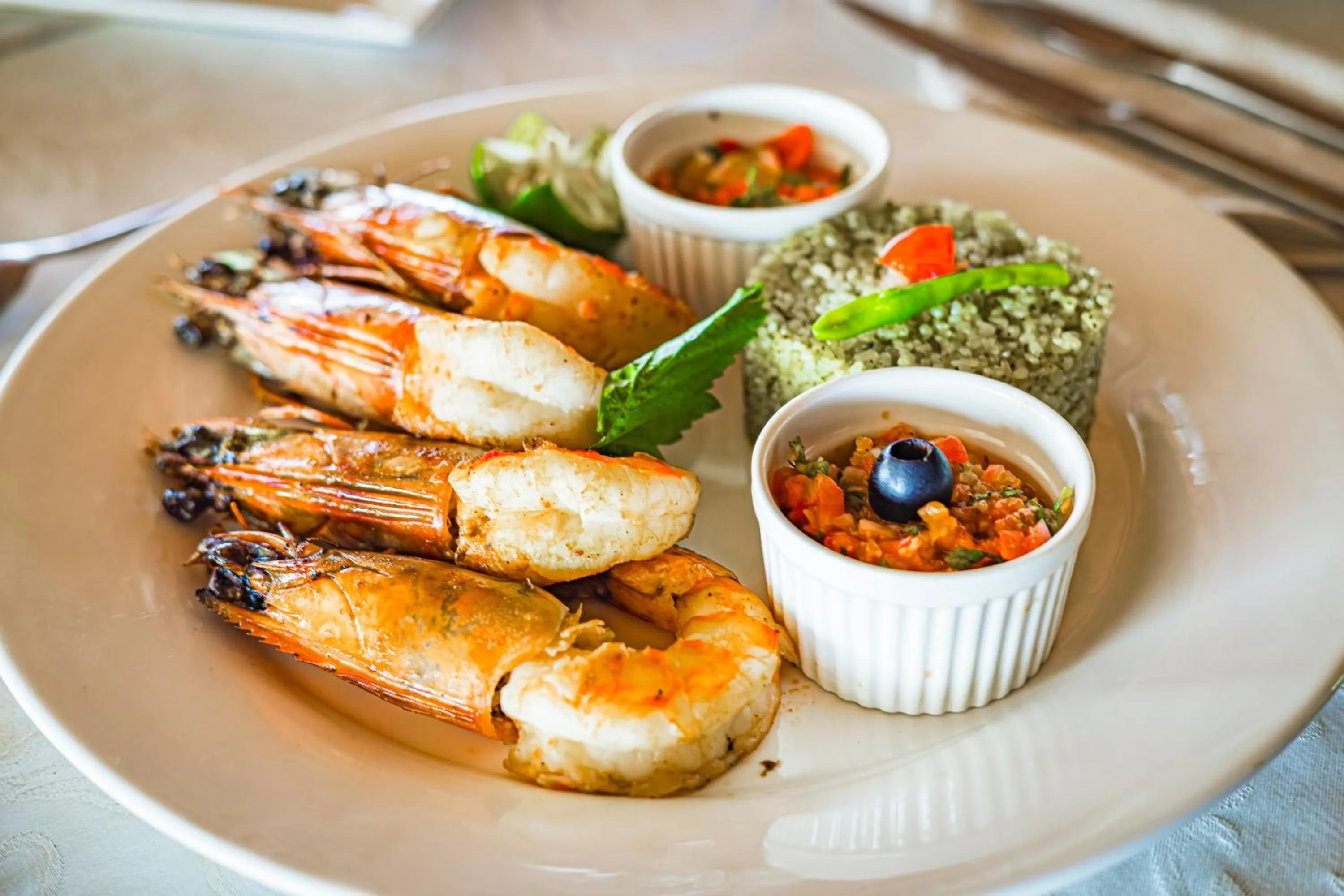 Food in Keur Saloum Resort