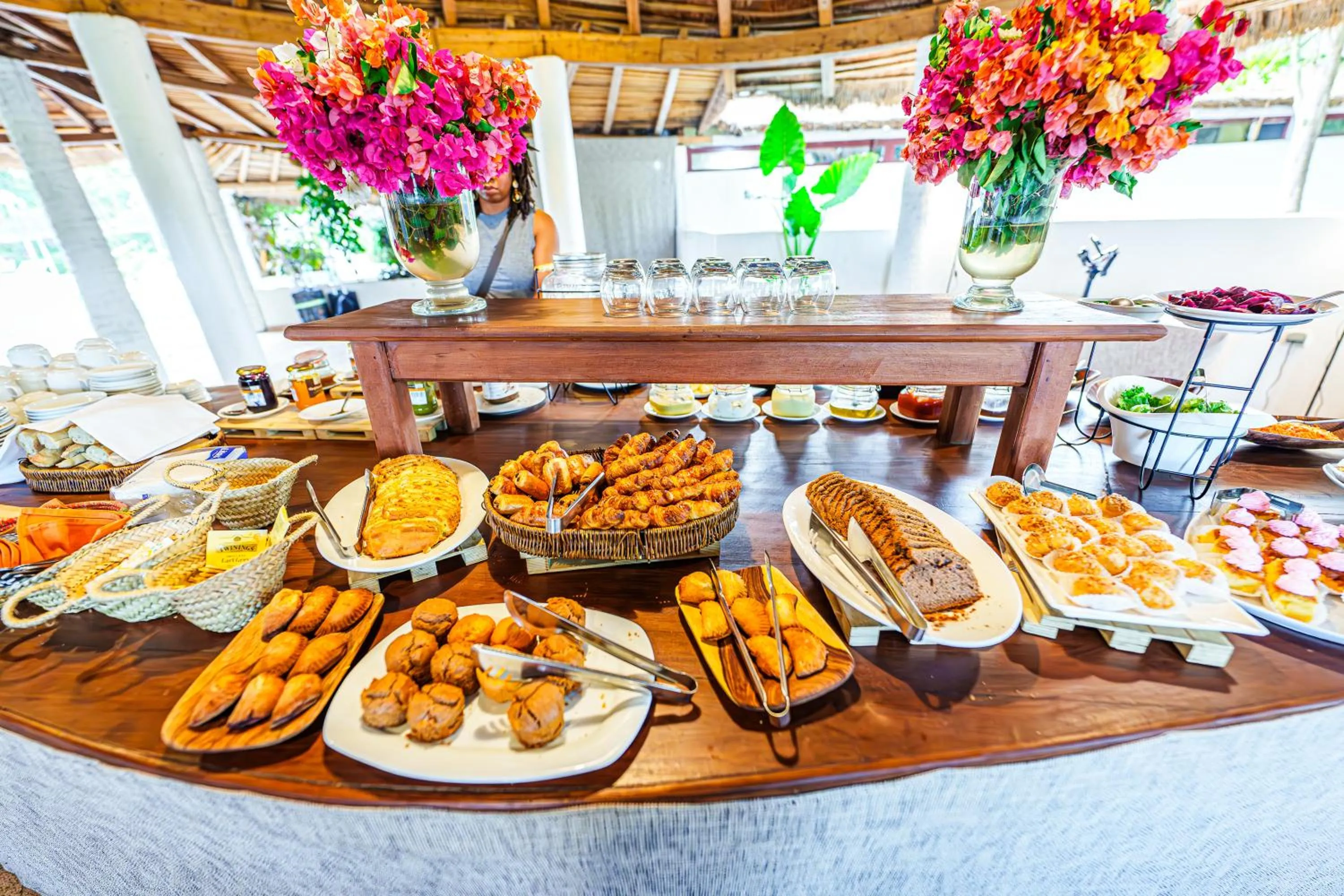 Buffet breakfast in Keur Saloum Resort