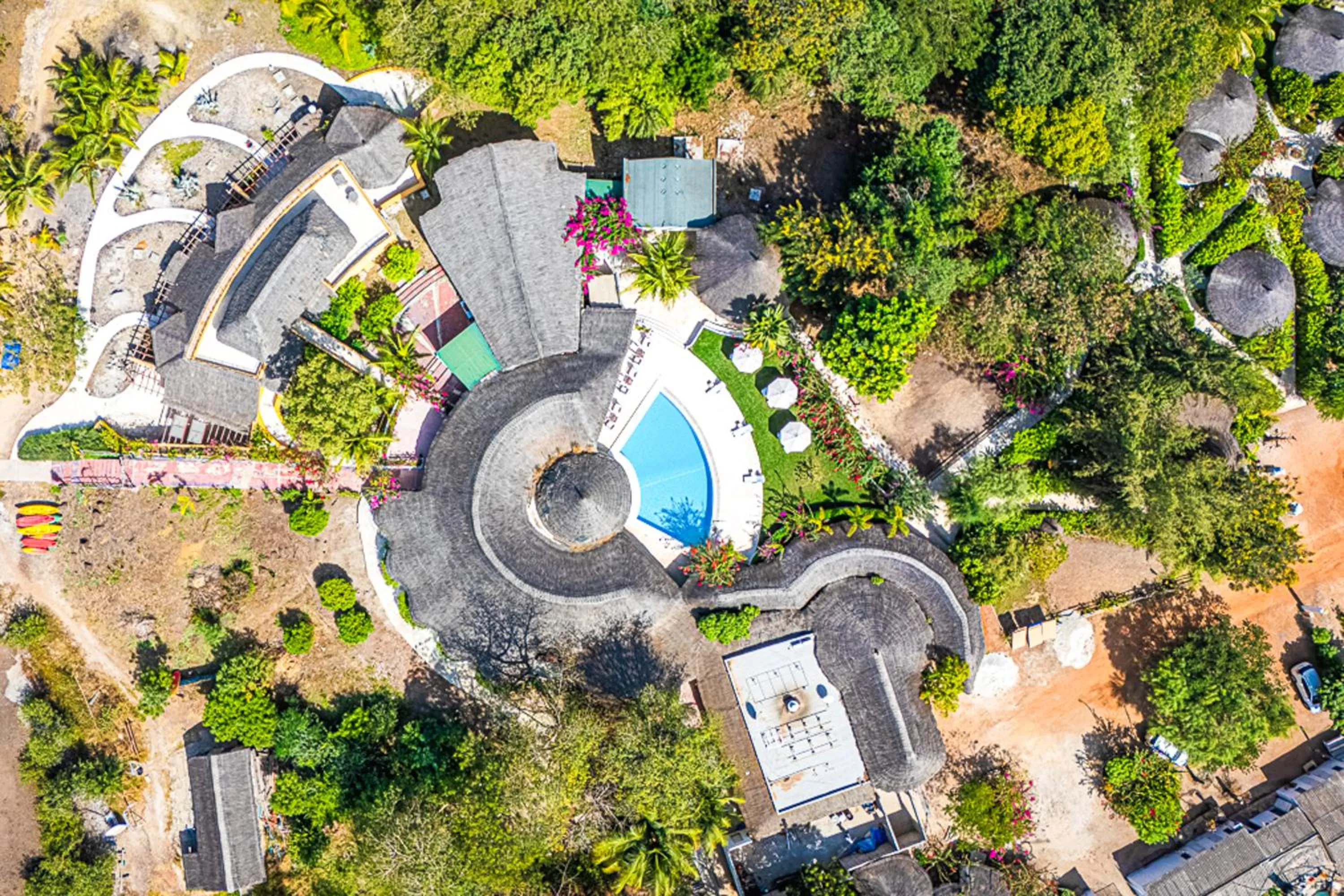 Bird's eye view in Keur Saloum Resort
