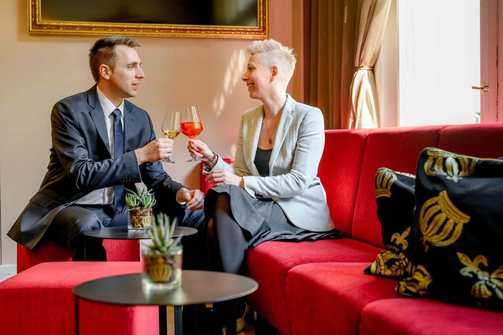 Lounge or bar in Hotel Josefshof am Rathaus