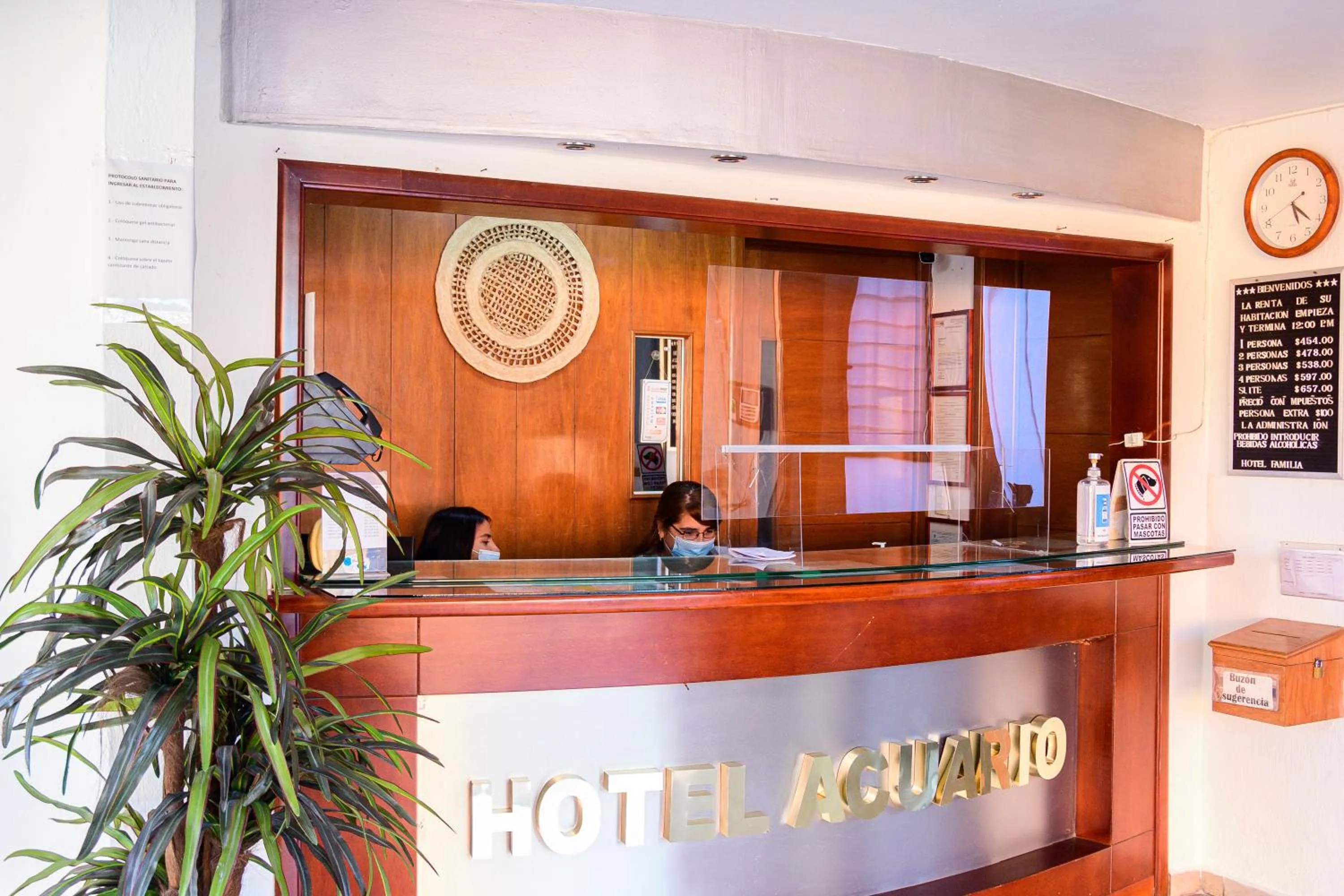 Lobby or reception in Hotel Acuario En Ocotlán