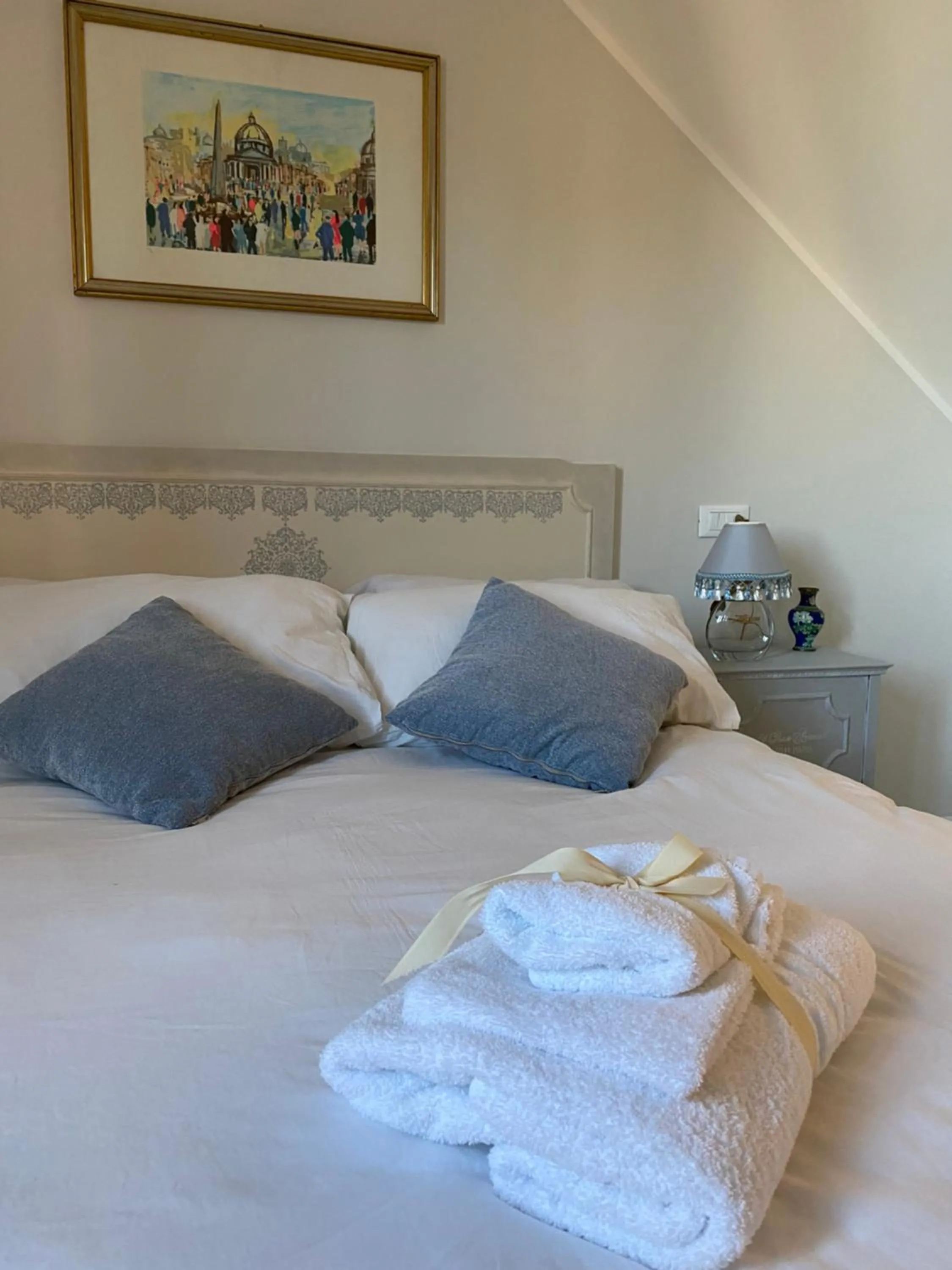 Bed in I Maestri B&B