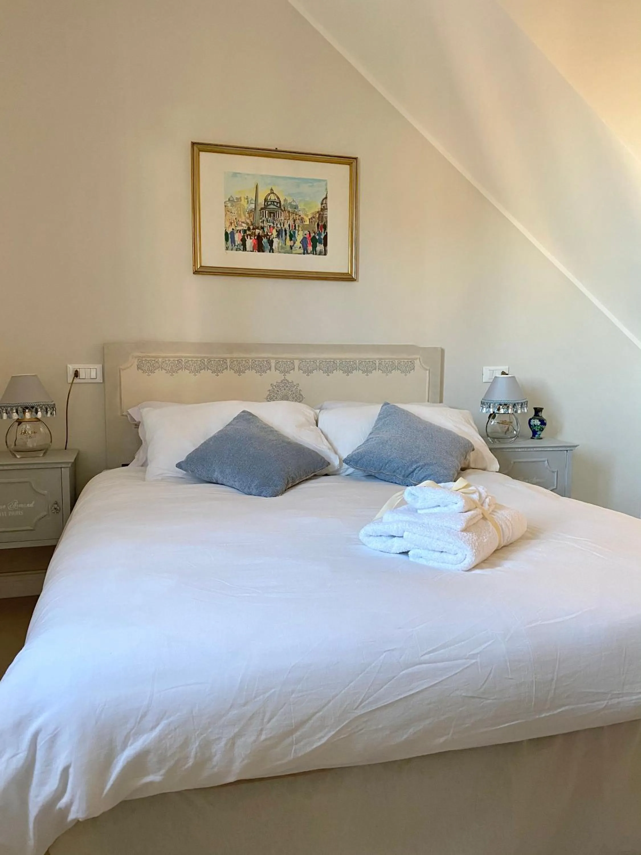 Bed in I Maestri B&B