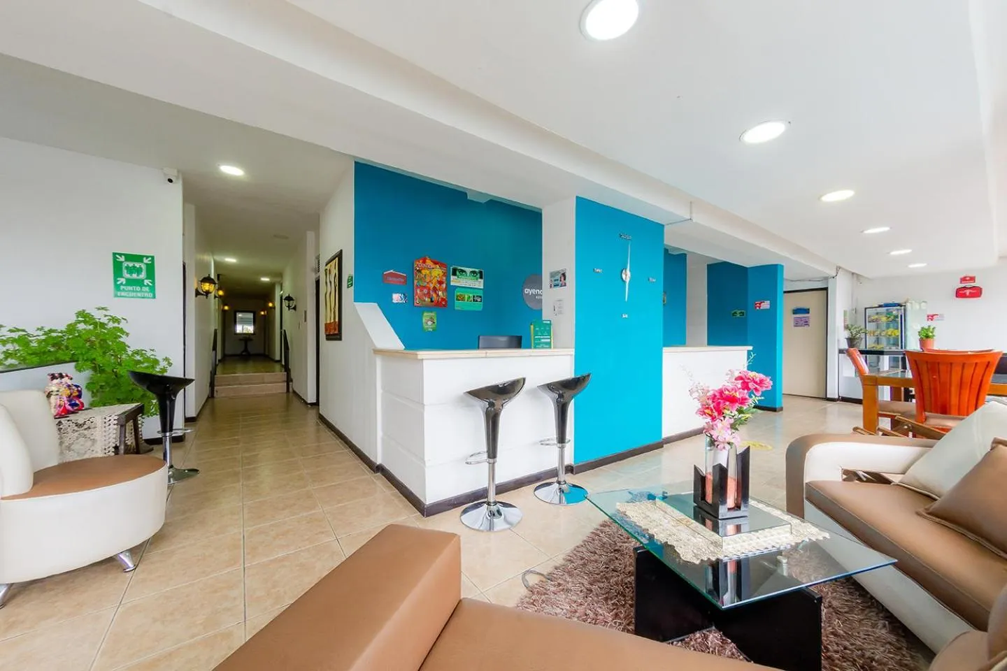 Lobby or reception in Ayenda Portal del Cable