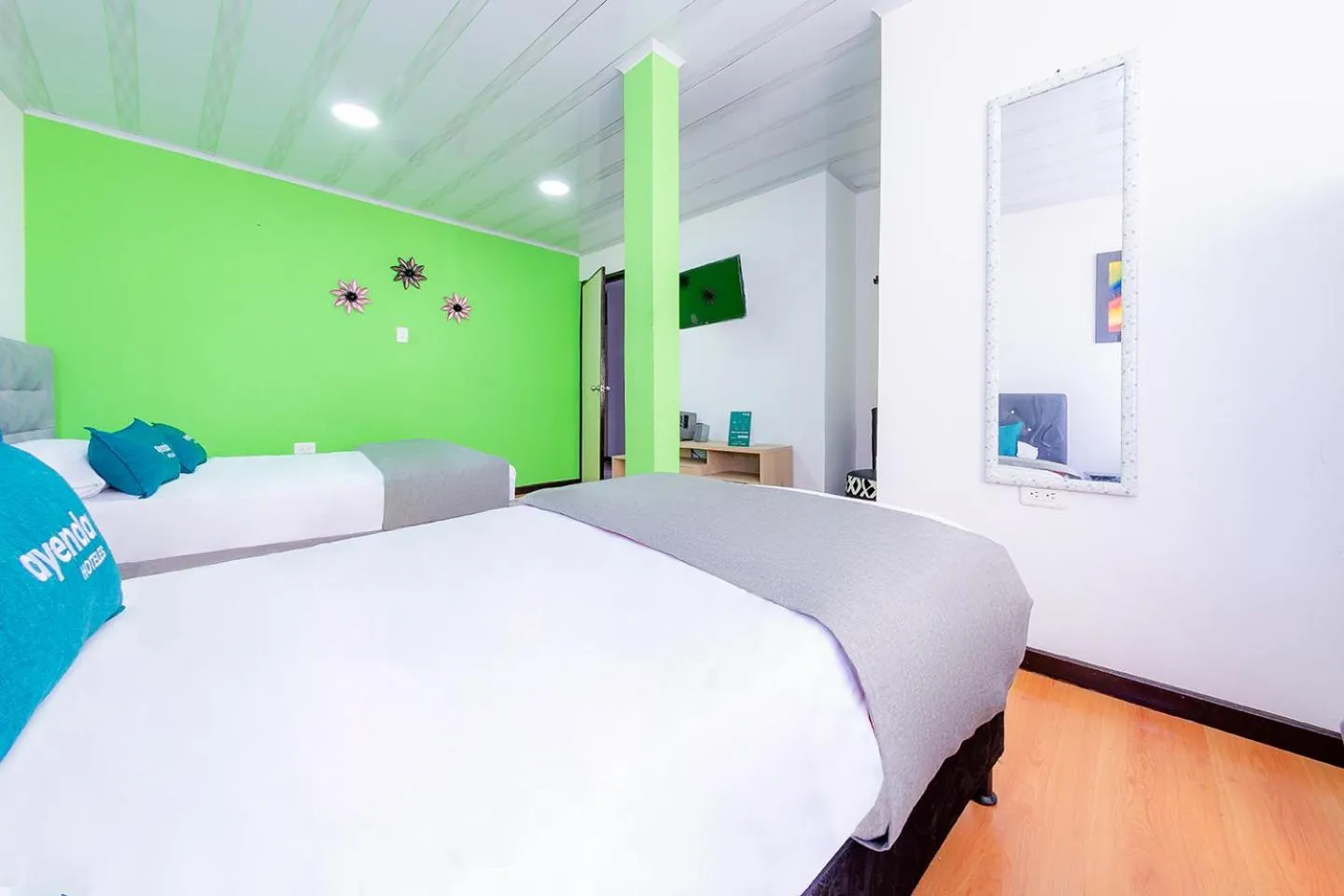 Bed in Ayenda Portal del Cable