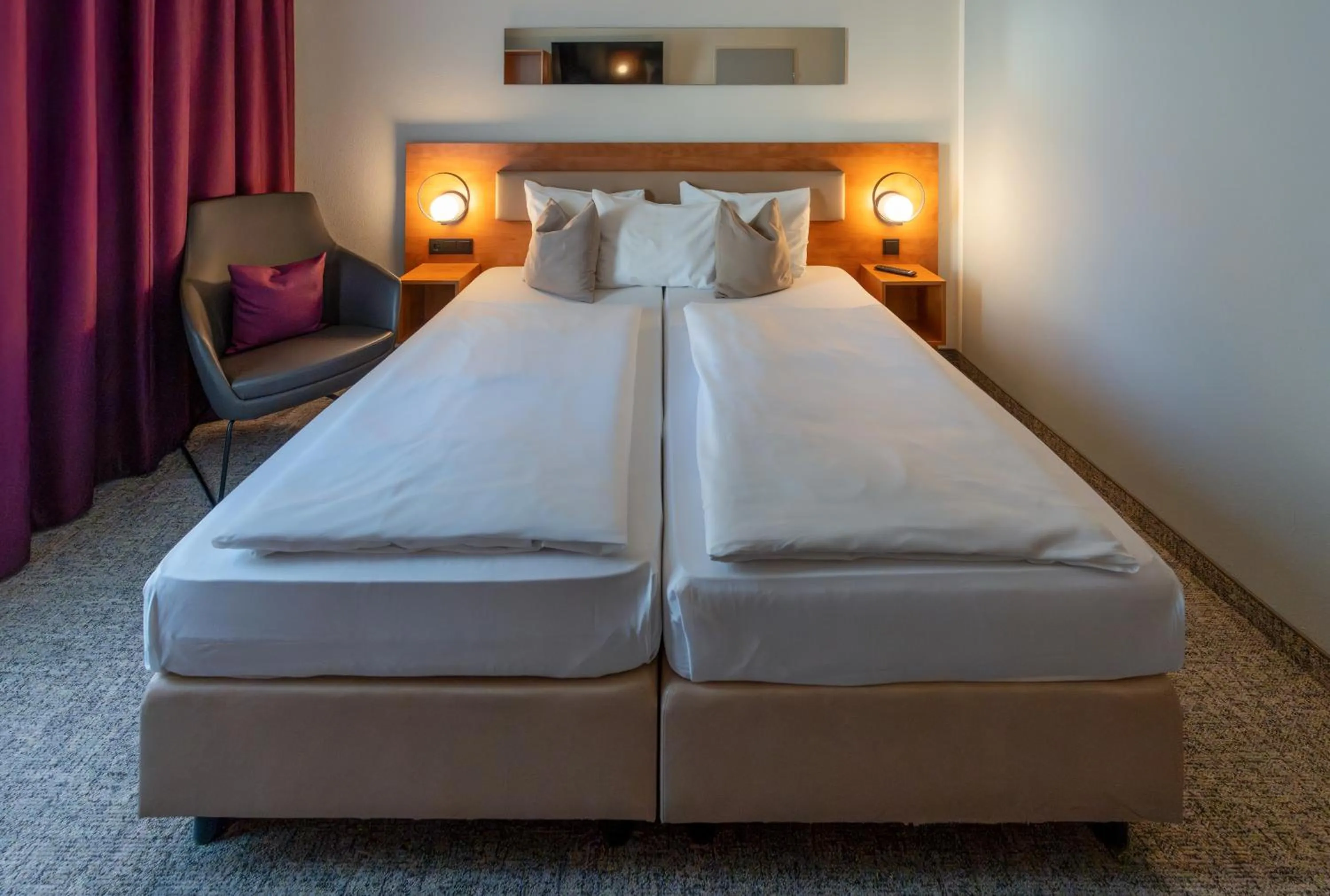 Bed in Mercure Salzburg City