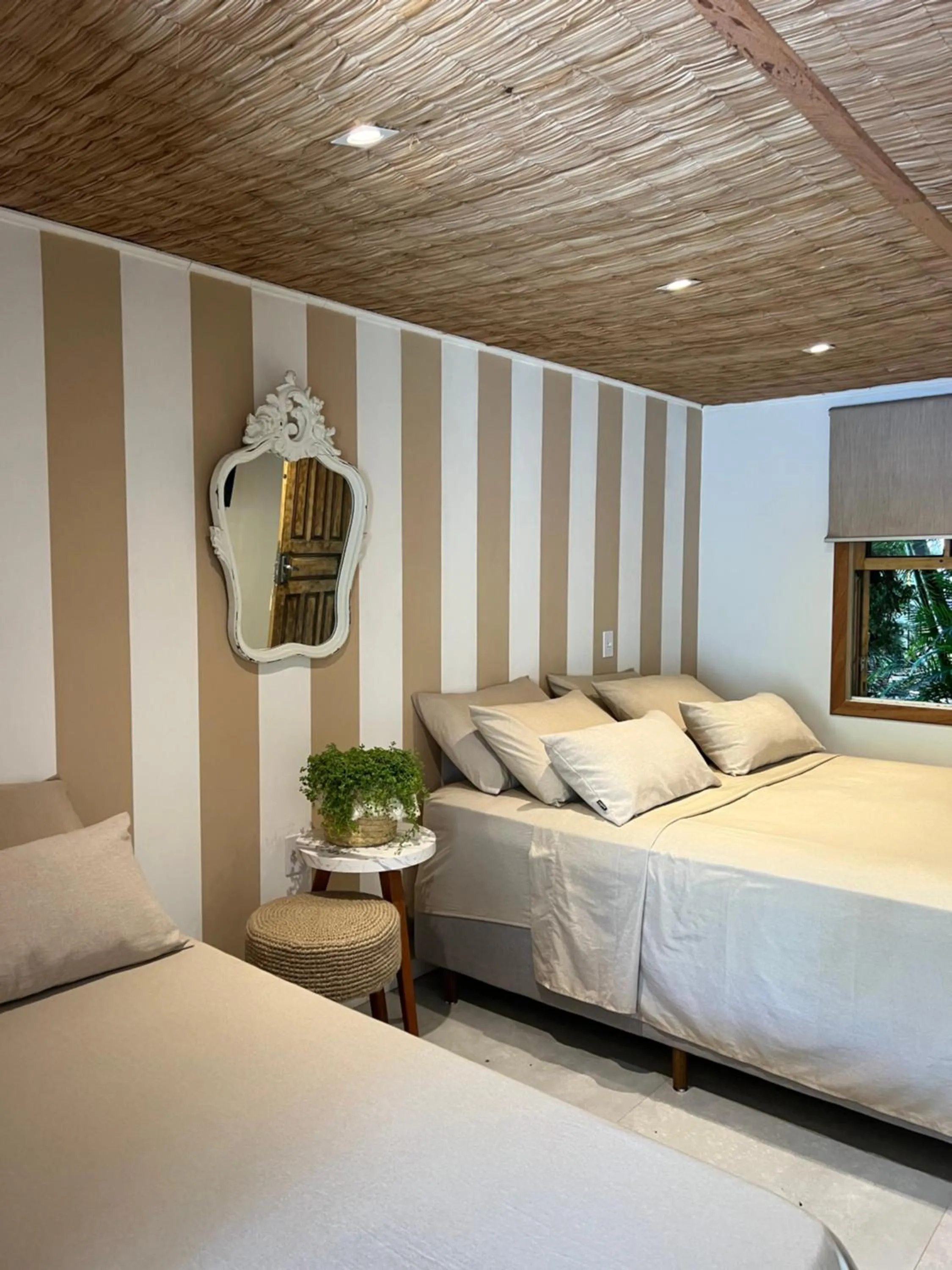 Bed in Pousada Vila Piola