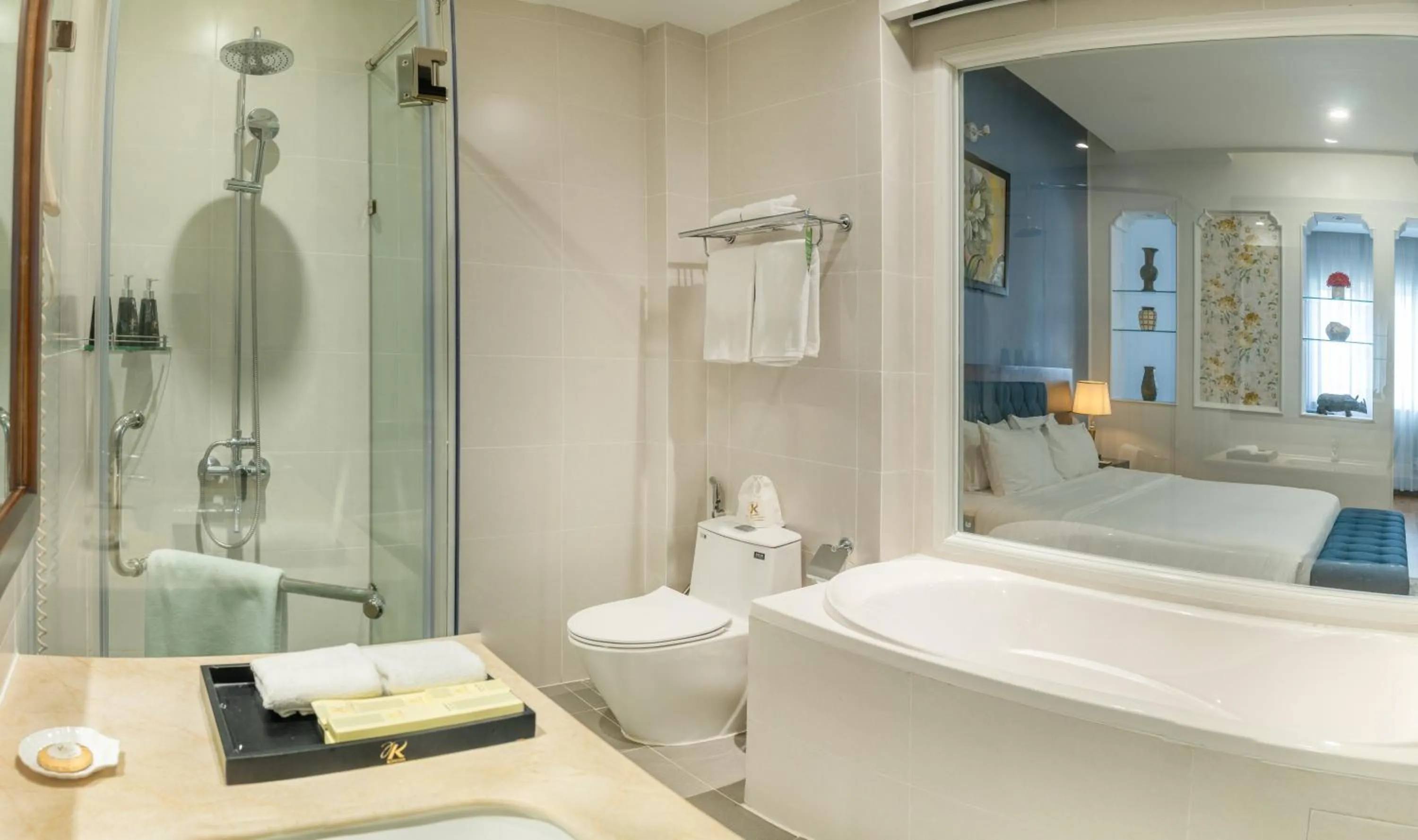 Bed in Royal Hotel Saigon