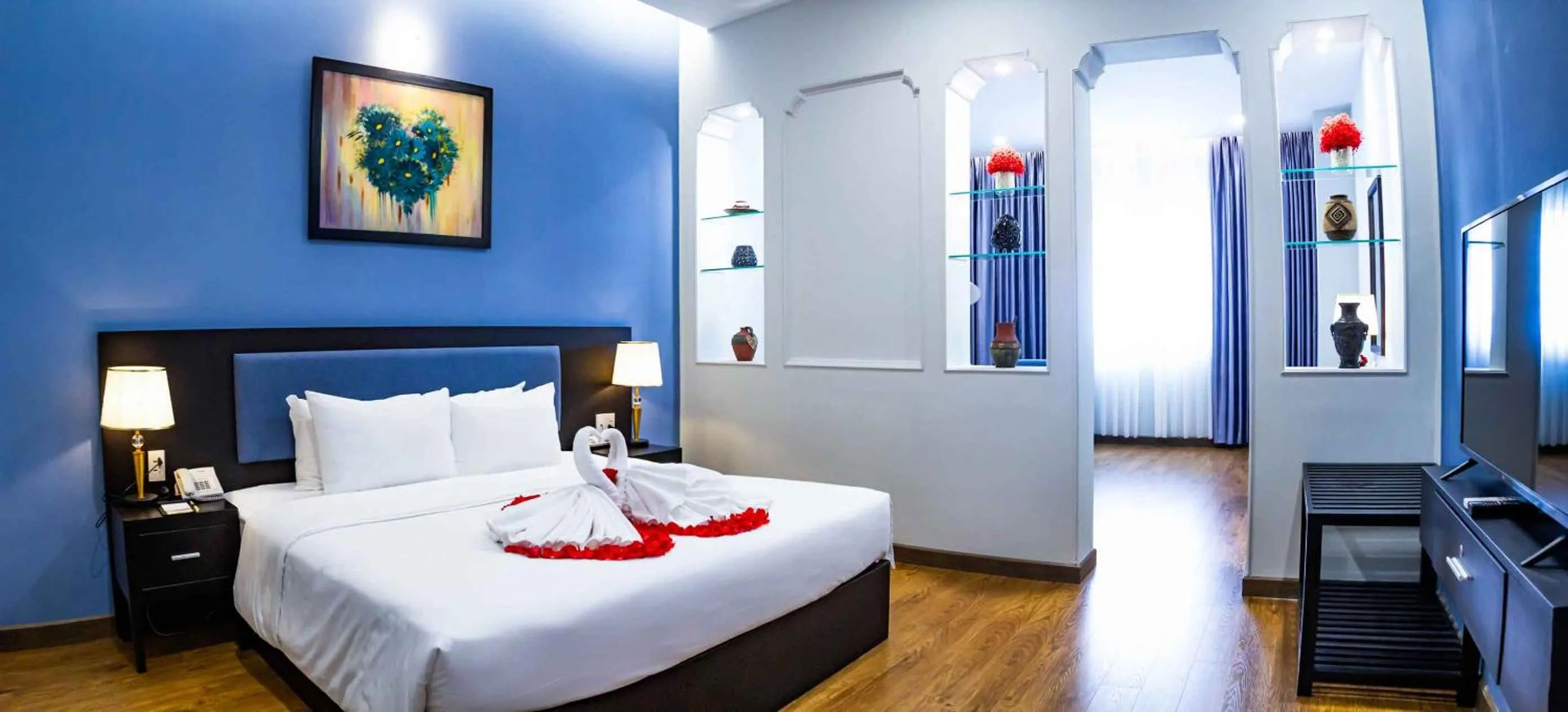 Bed in Royal Hotel Saigon