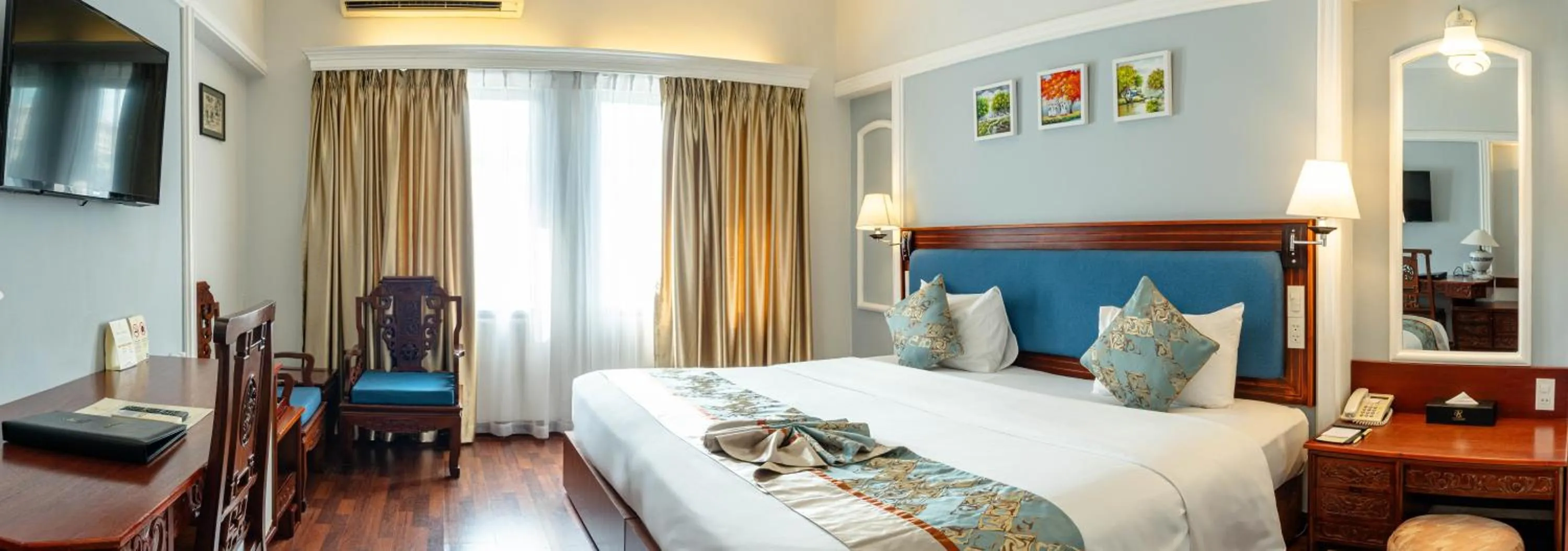 Bed in Royal Hotel Saigon