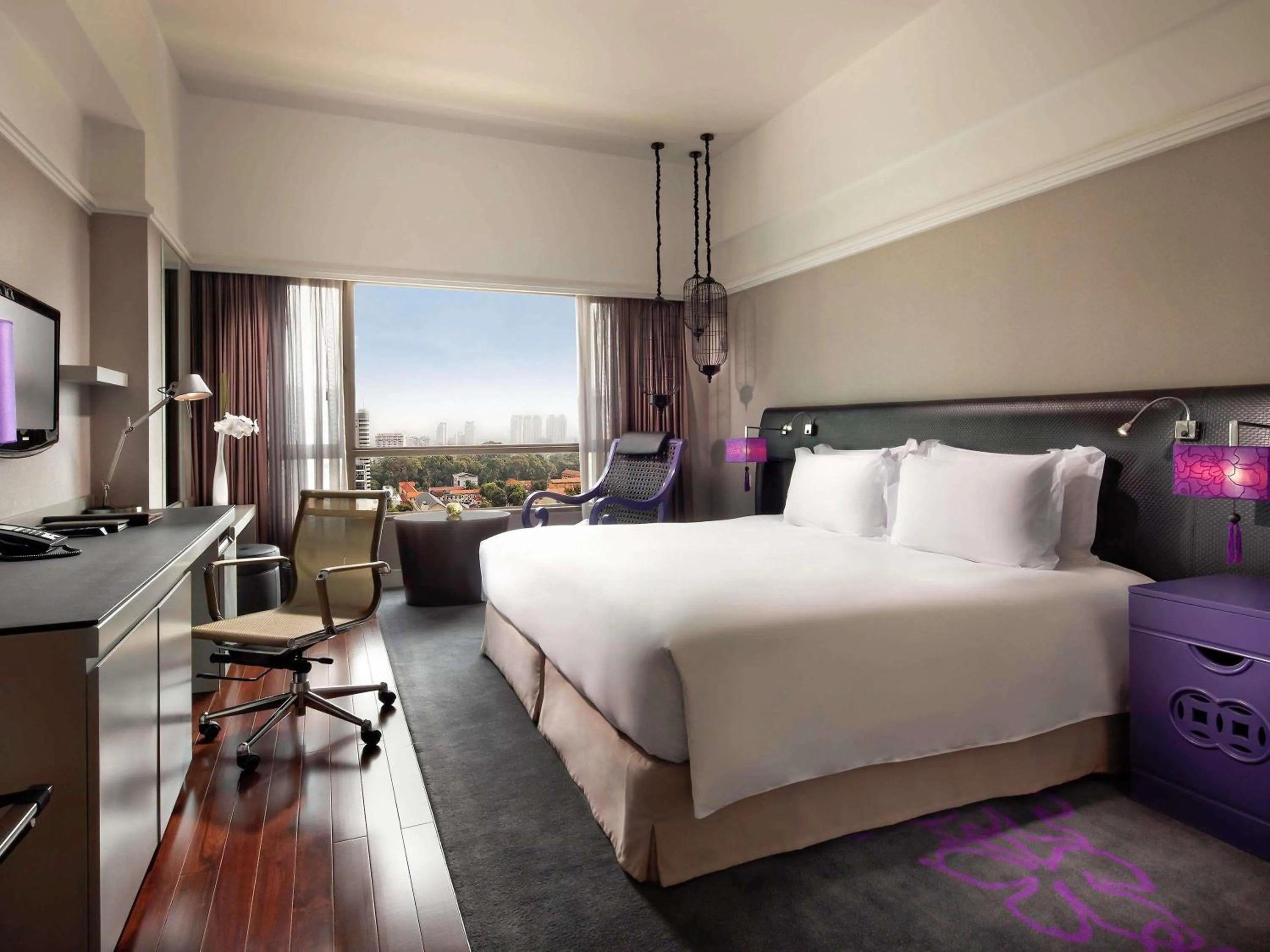 Bedroom, Bed in Sofitel Saigon Plaza