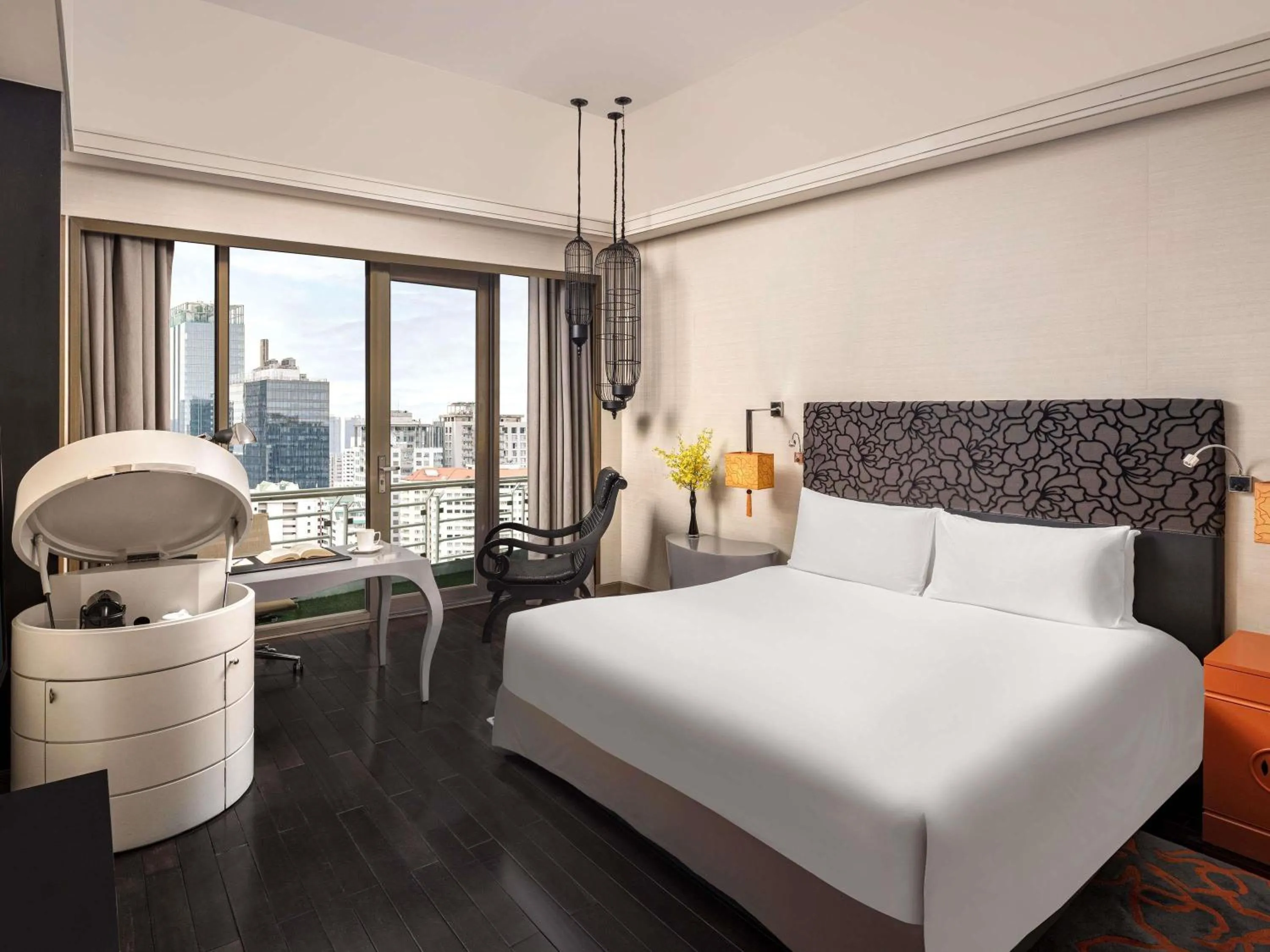 Bedroom, Bed in Sofitel Saigon Plaza