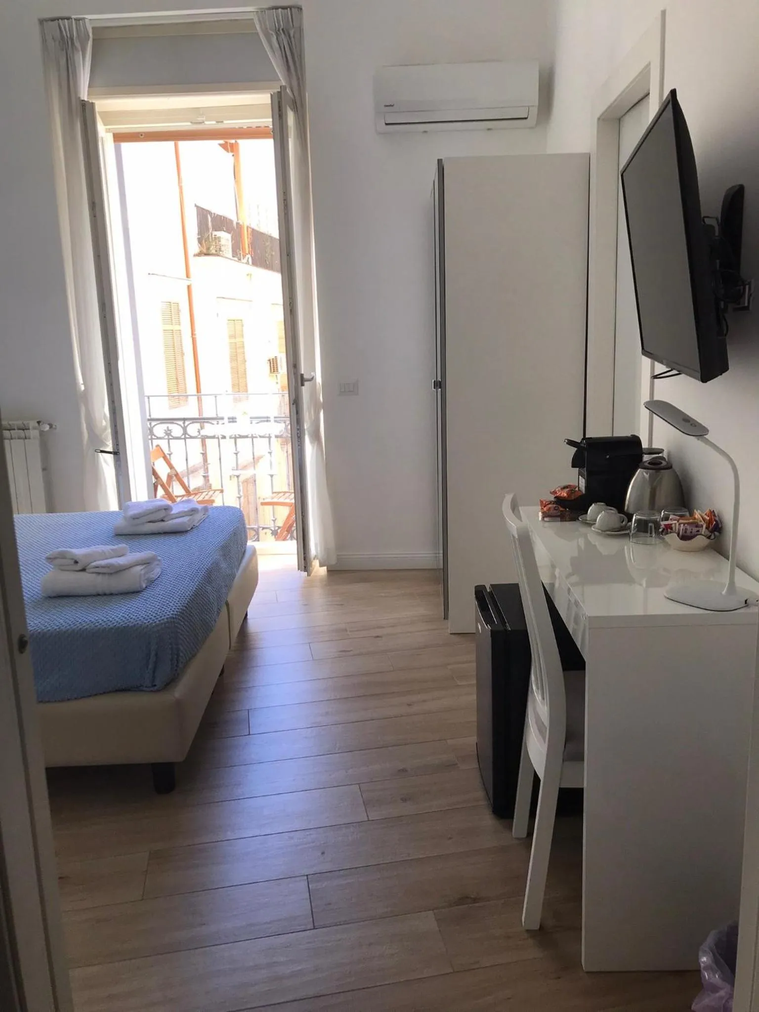 Balcony/Terrace, Bed in Agorà