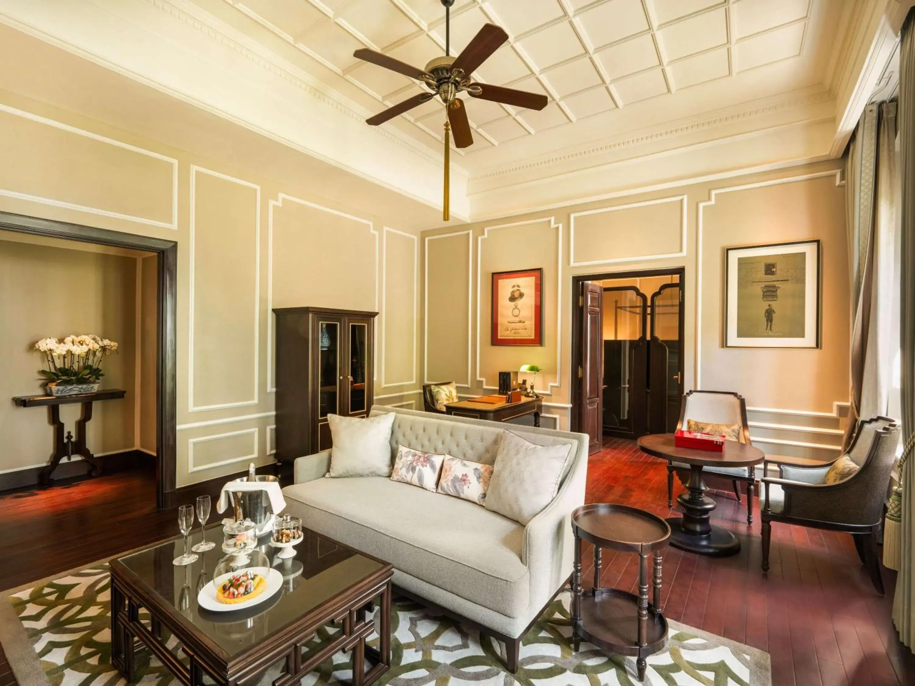 Heritage Wing Somerset Maugham Suite with King Beds - Metropole Privileges and Benefits in Sofitel Legend Metropole Hanoi Heritage Wing Somerset Maugham Suite with King Beds - Metropole Privileges and Benefits in Sofitel Legend Metropole Hanoi