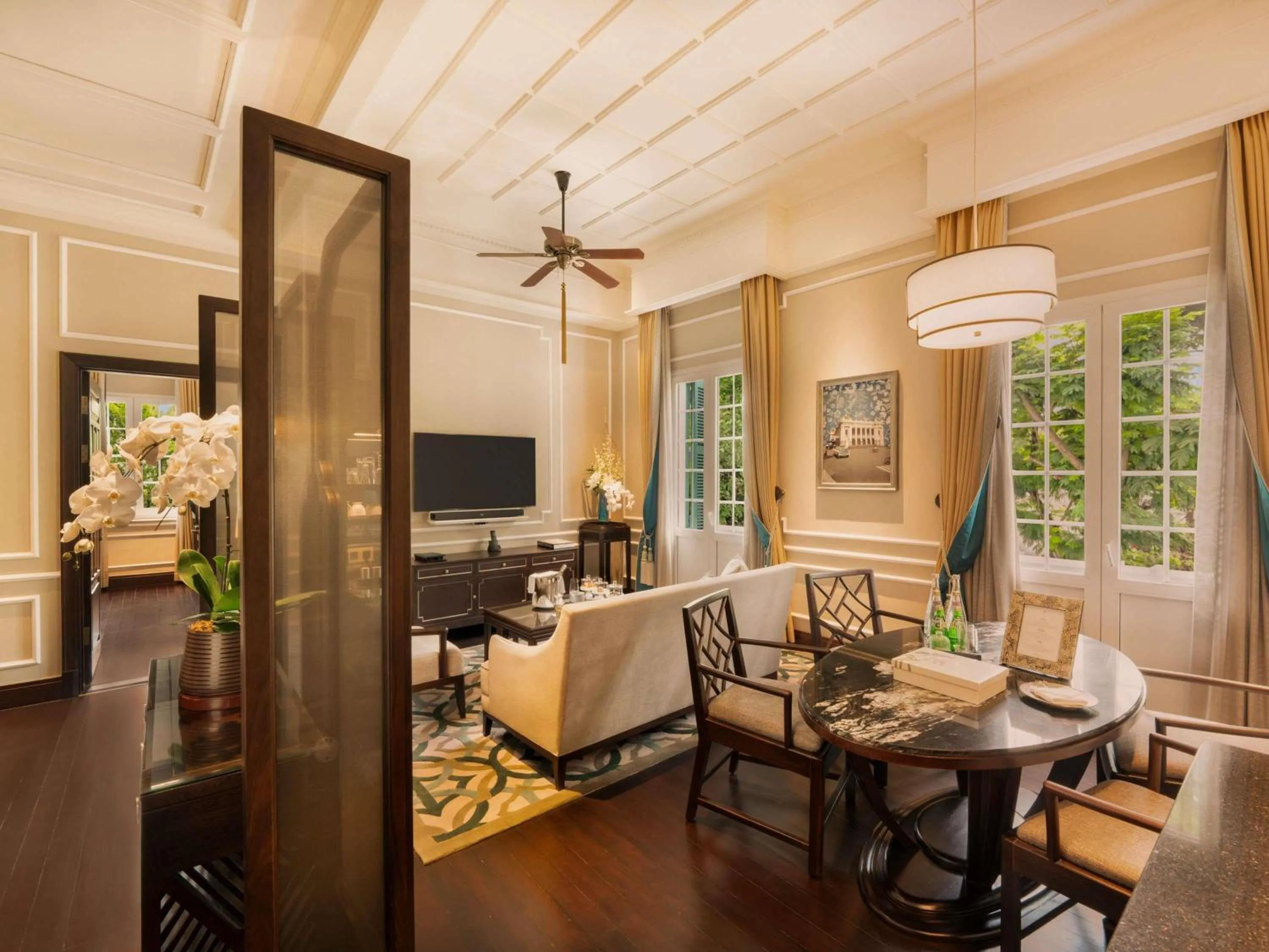 Bedroom in Sofitel Legend Metropole Hanoi