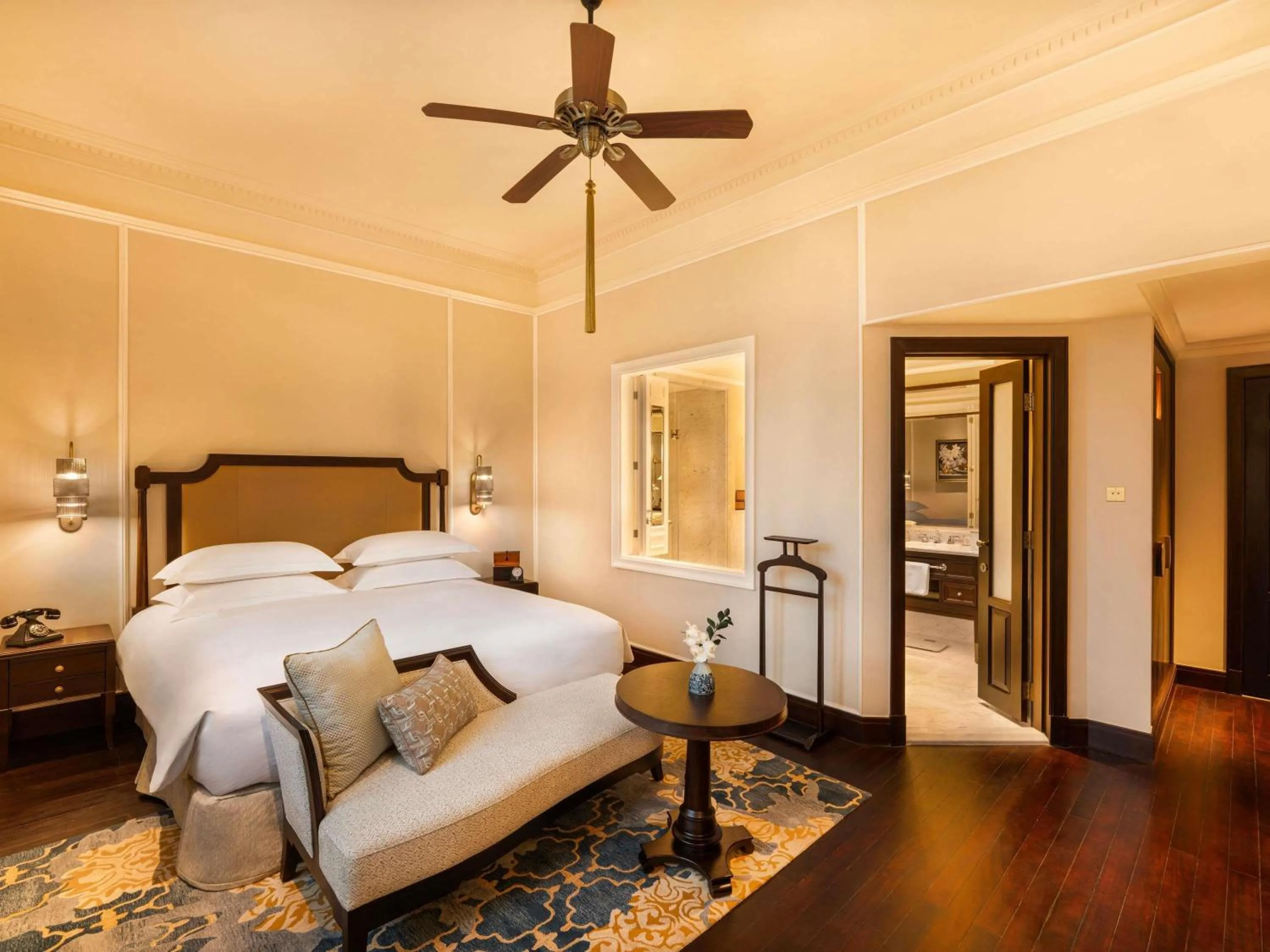 Bedroom, Bed in Sofitel Legend Metropole Hanoi