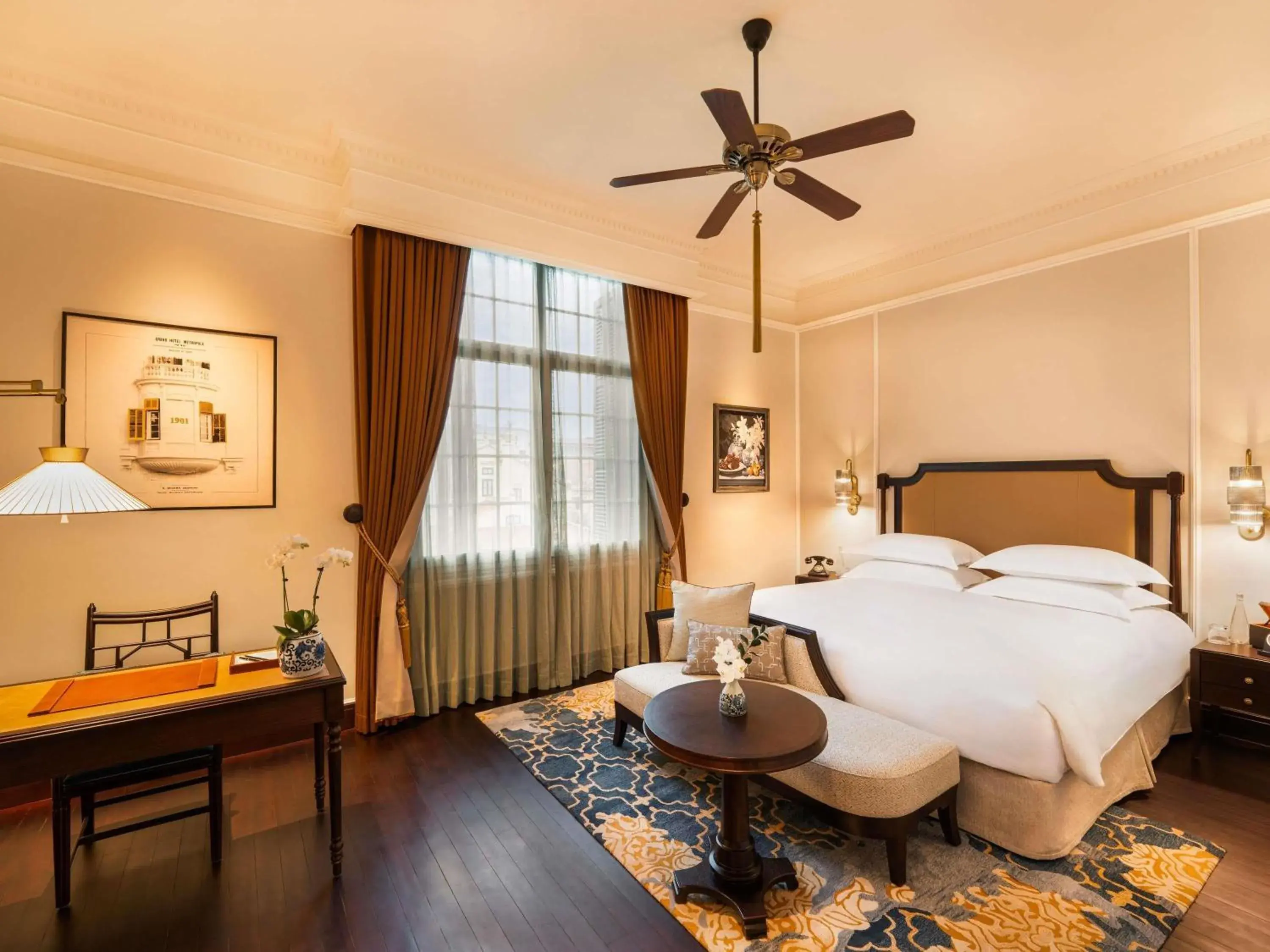 Heritage Wing Grand Luxury Room with King Beds - Metropole Privileges and Benefits in Sofitel Legend Metropole Hanoi Heritage Wing Grand Luxury Room with King Beds - Metropole Privileges and Benefits in Sofitel Legend Metropole Hanoi