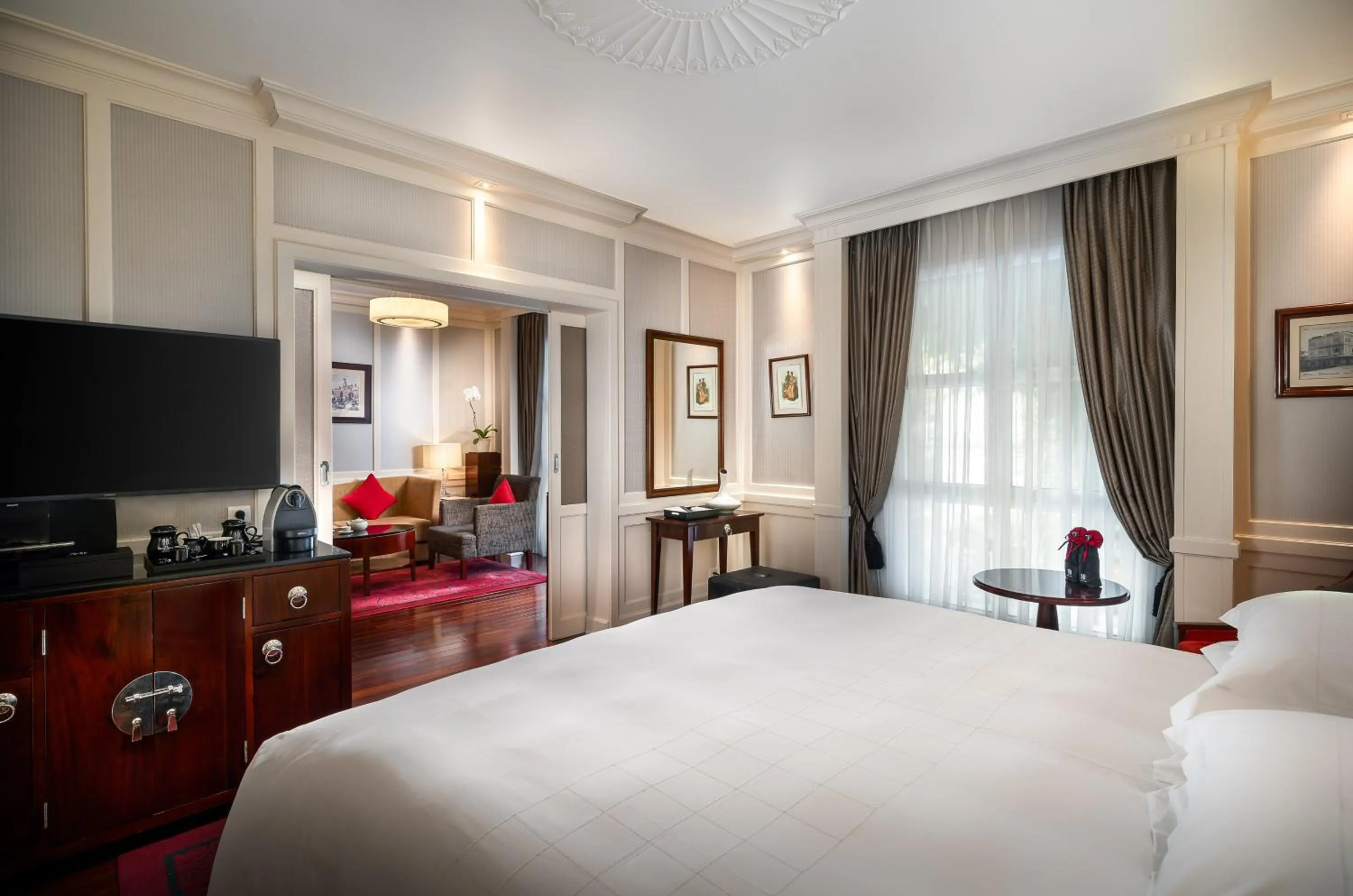 Bedroom, Bed in Sofitel Legend Metropole Hanoi