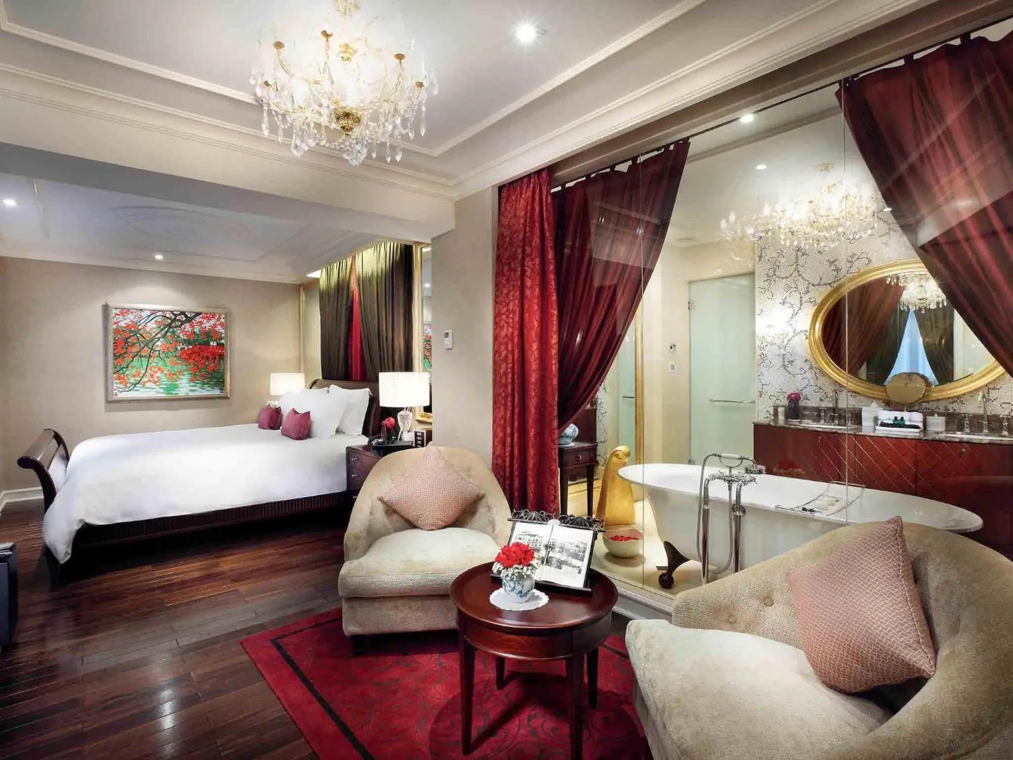 Bedroom, Bed in Sofitel Legend Metropole Hanoi
