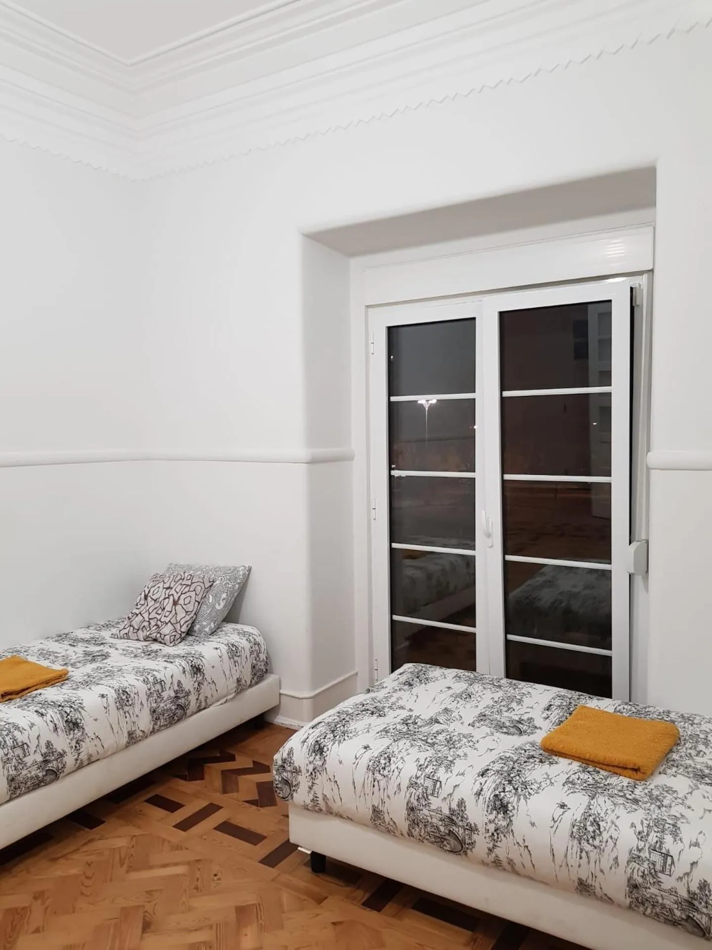 Bed in Rainbow Guest House