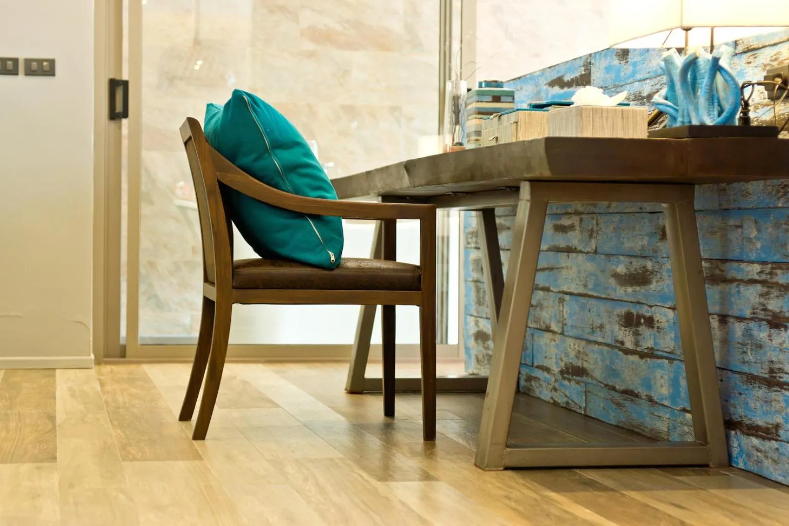 Seating area in Le Coral Resort