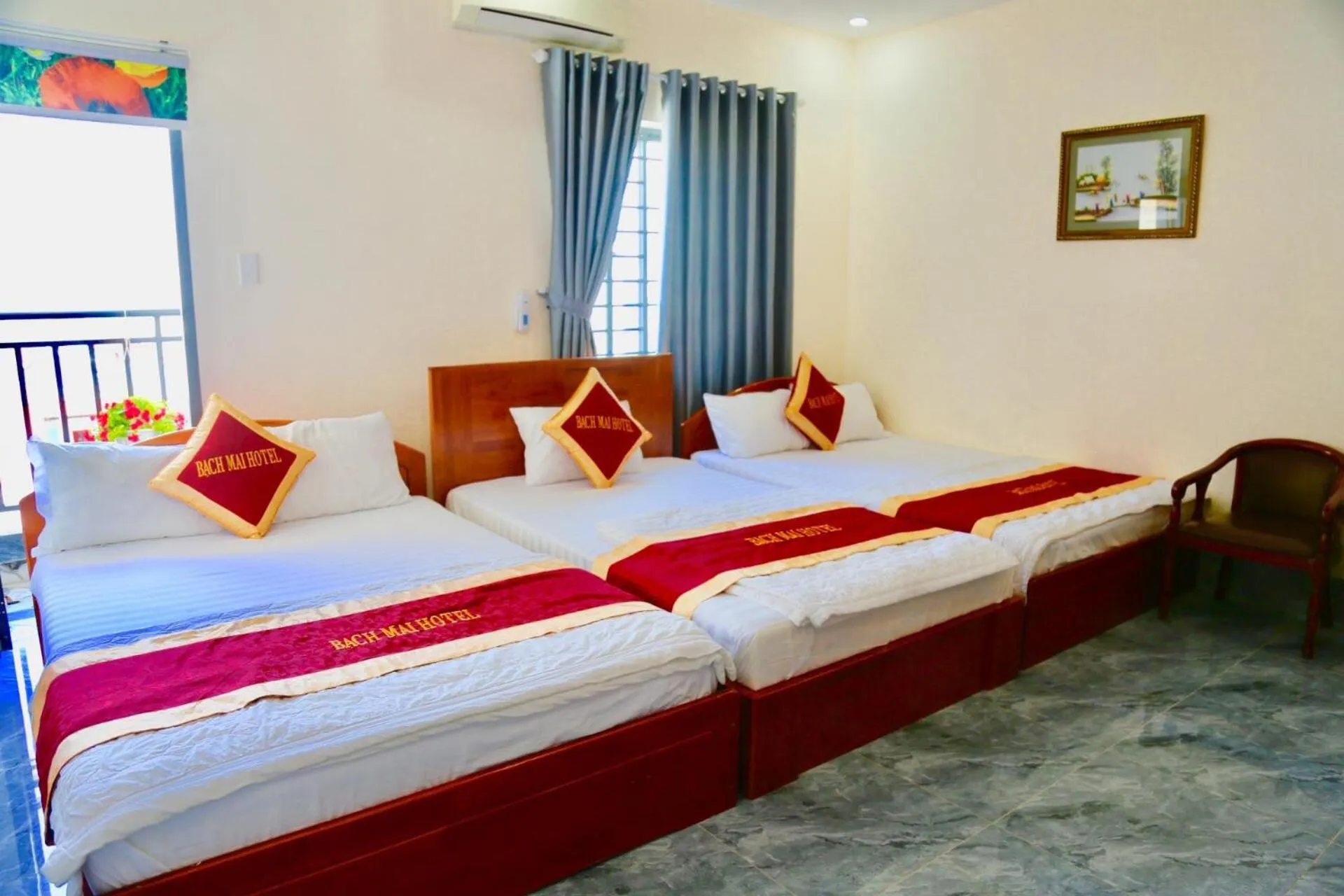 Bedroom, Bed in Khách sạn Bạch Mai Vũng Tàu - Bach Mai Vung Tau hotel
