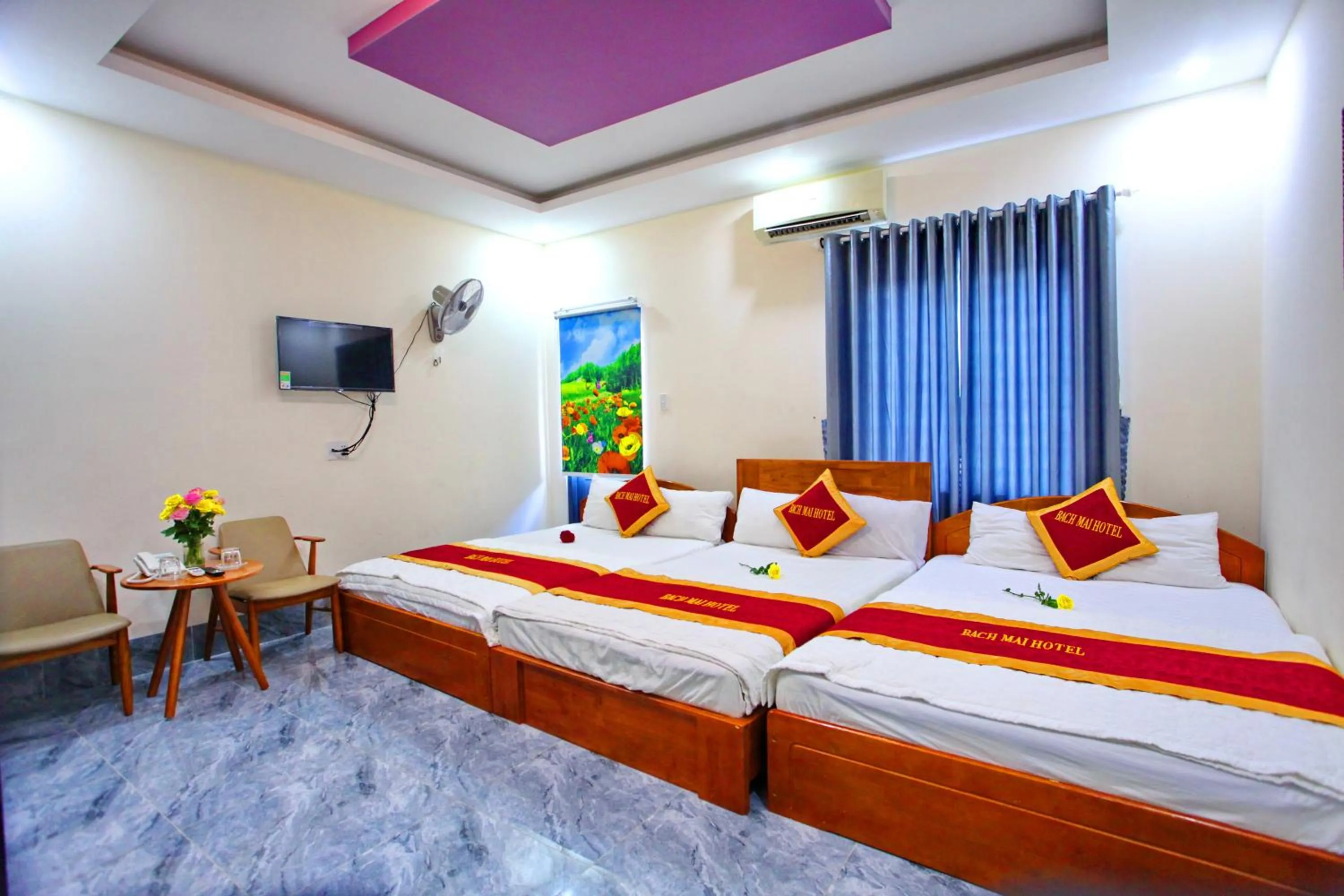 Bedroom, Bed in Khách sạn Bạch Mai Vũng Tàu - Bach Mai Vung Tau hotel