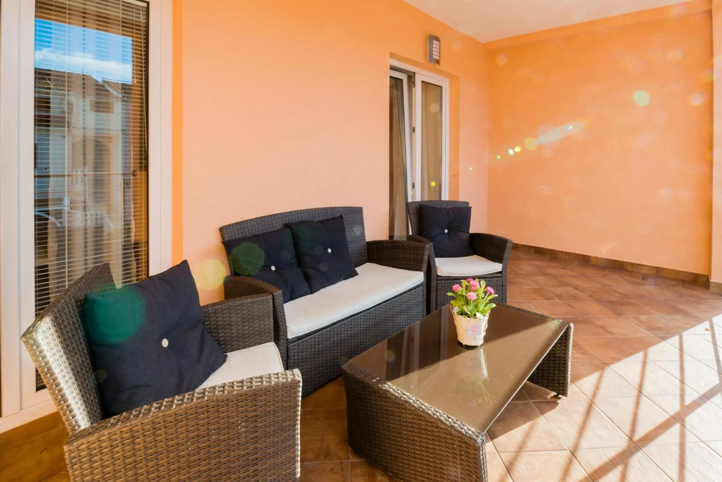 Sea view in Apartments Villa Nona
