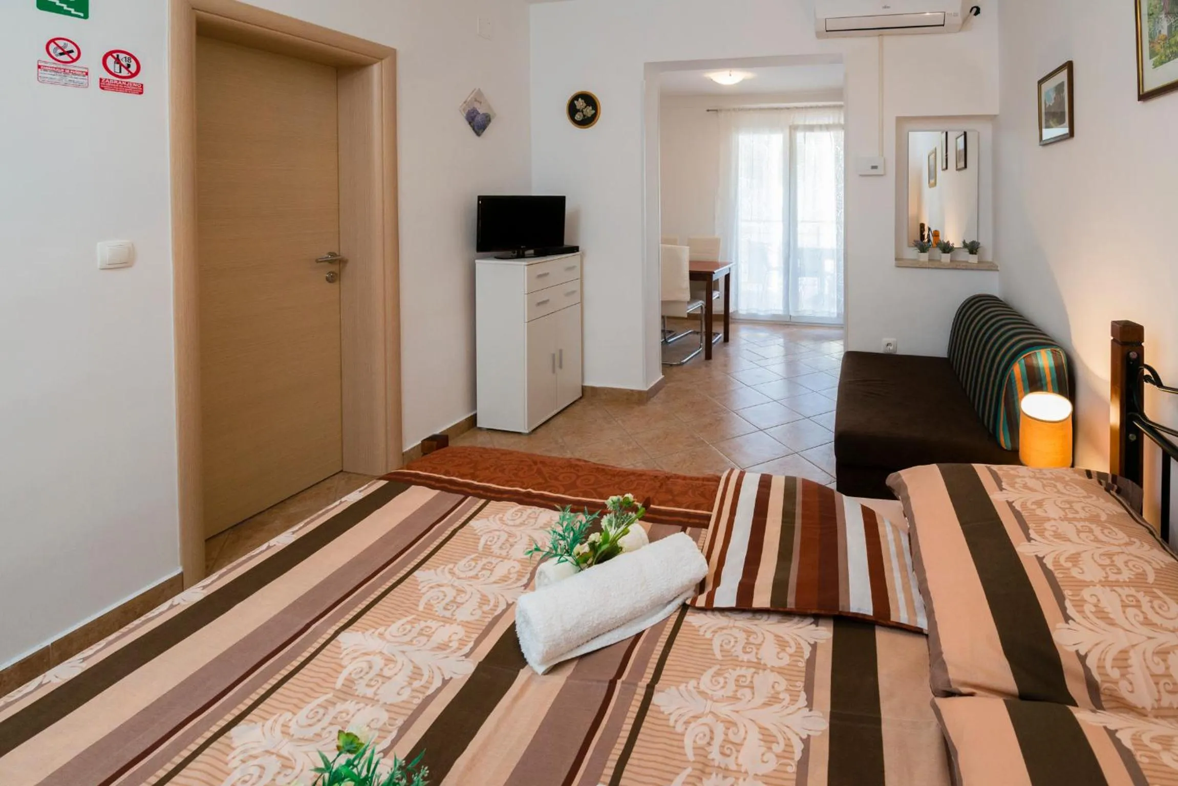 Bedroom, Bed in Apartments Villa Nona