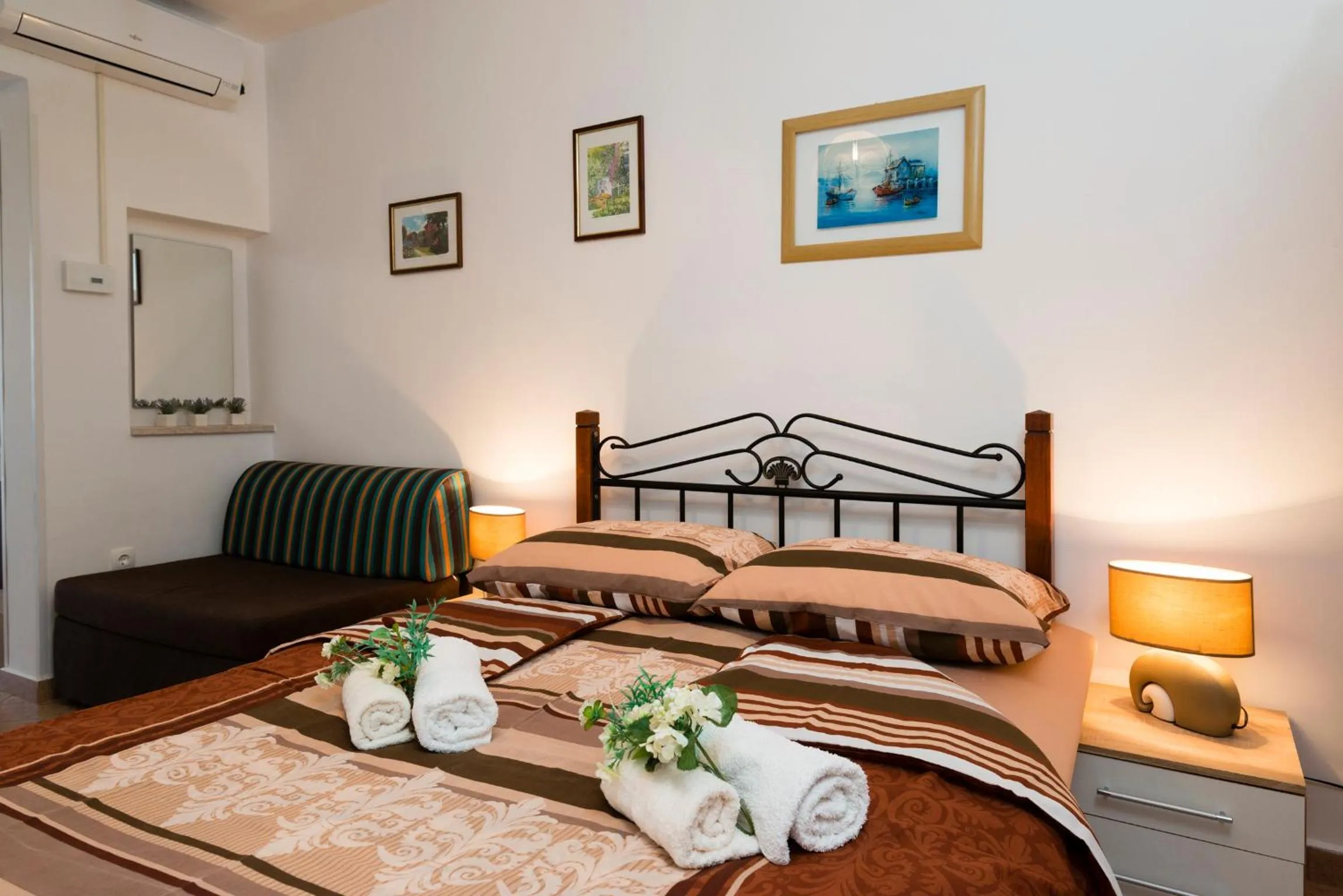 Bedroom, Bed in Apartments Villa Nona