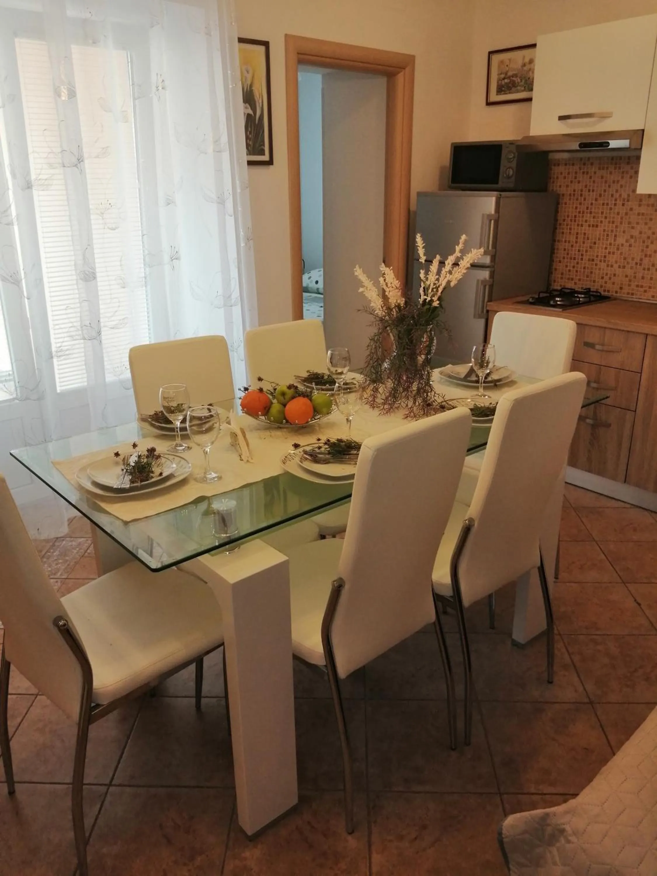 Kitchen or kitchenette in Apartments Villa Nona