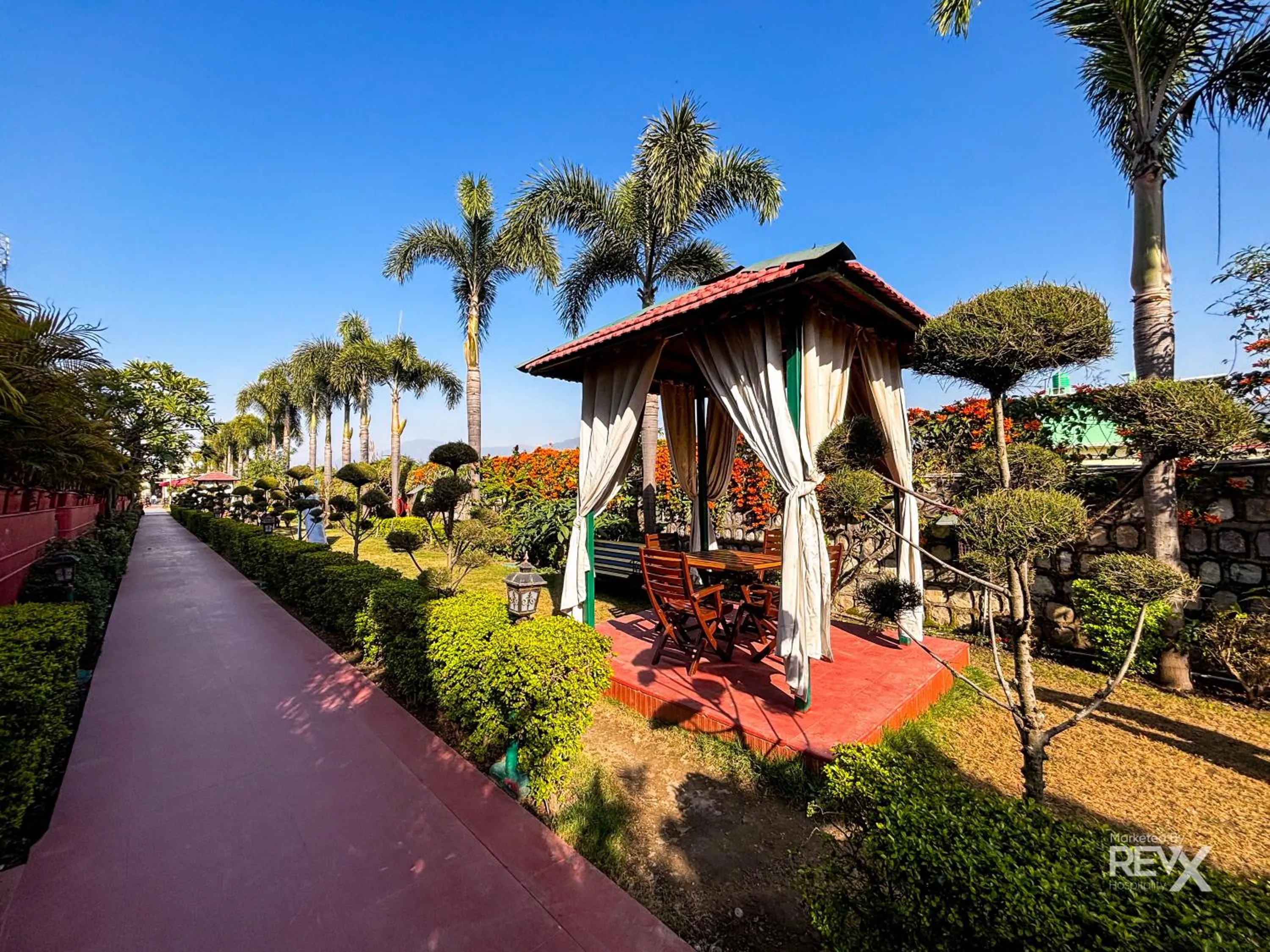 Garden in The Neeraj River Forest Resort Ayurvedic Wellness Center