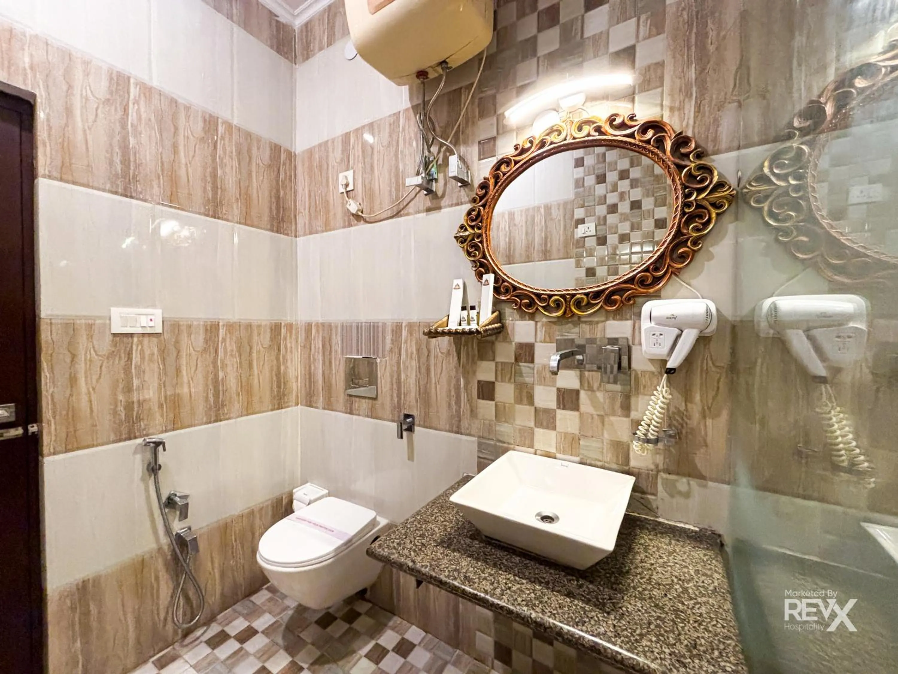 Bathroom in The Neeraj River Forest Resort Ayurvedic Wellness Center