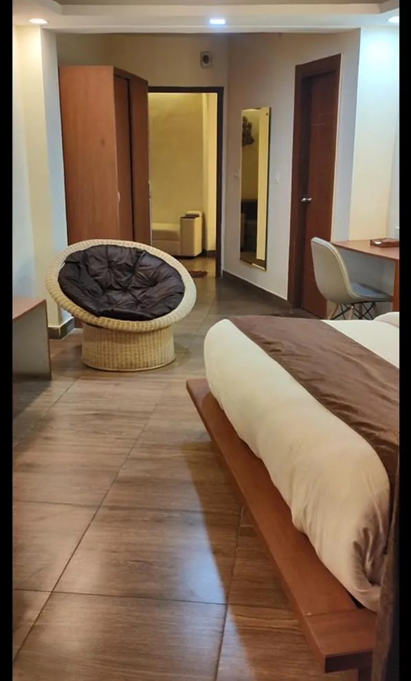 Seating area, Bed in Icebergs Mussoorie - A Boutique stay and 24 hrs roof top cafe