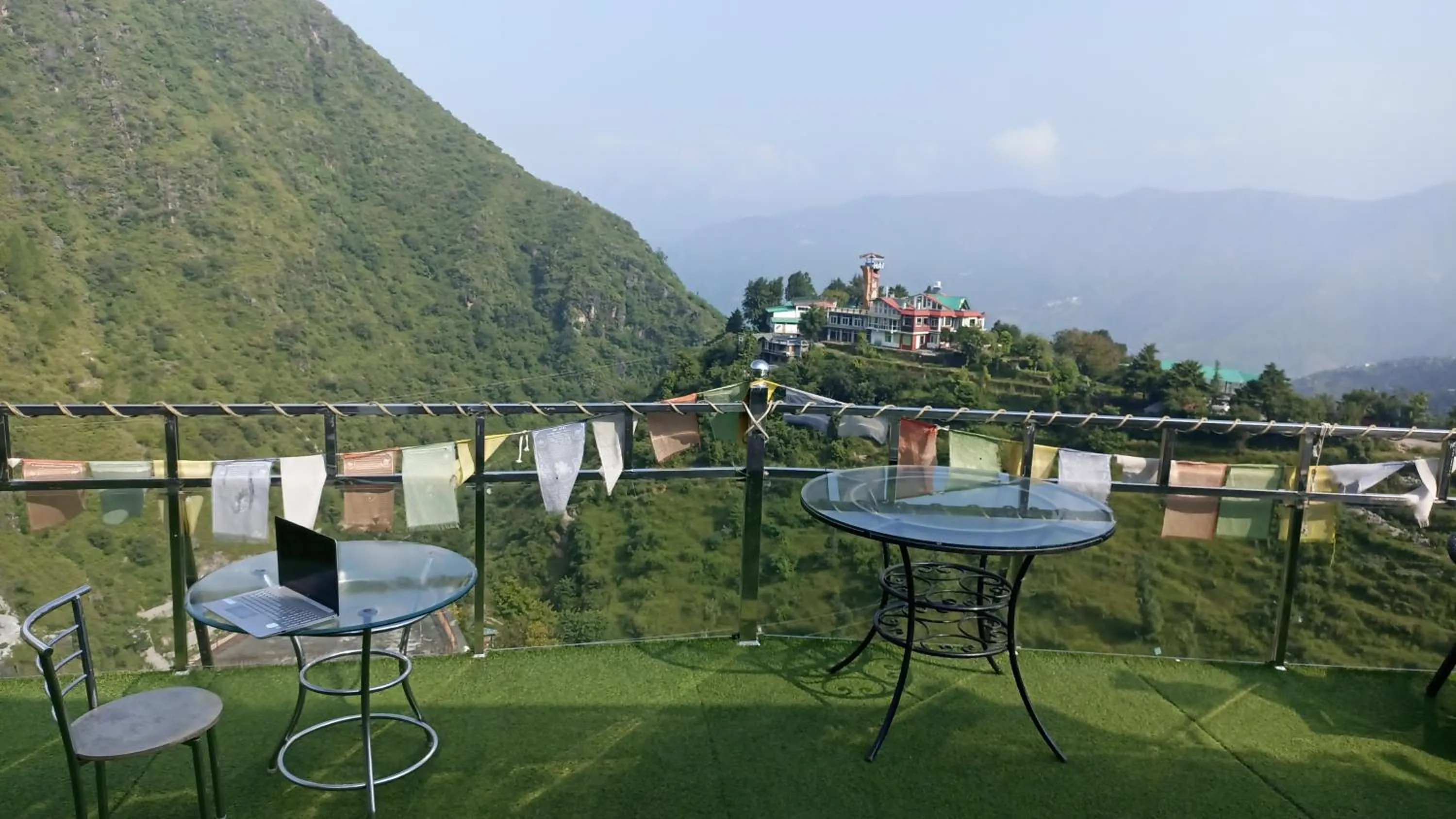 Balcony/Terrace in Icebergs Mussoorie - A Boutique stay and 24 hrs roof top cafe
