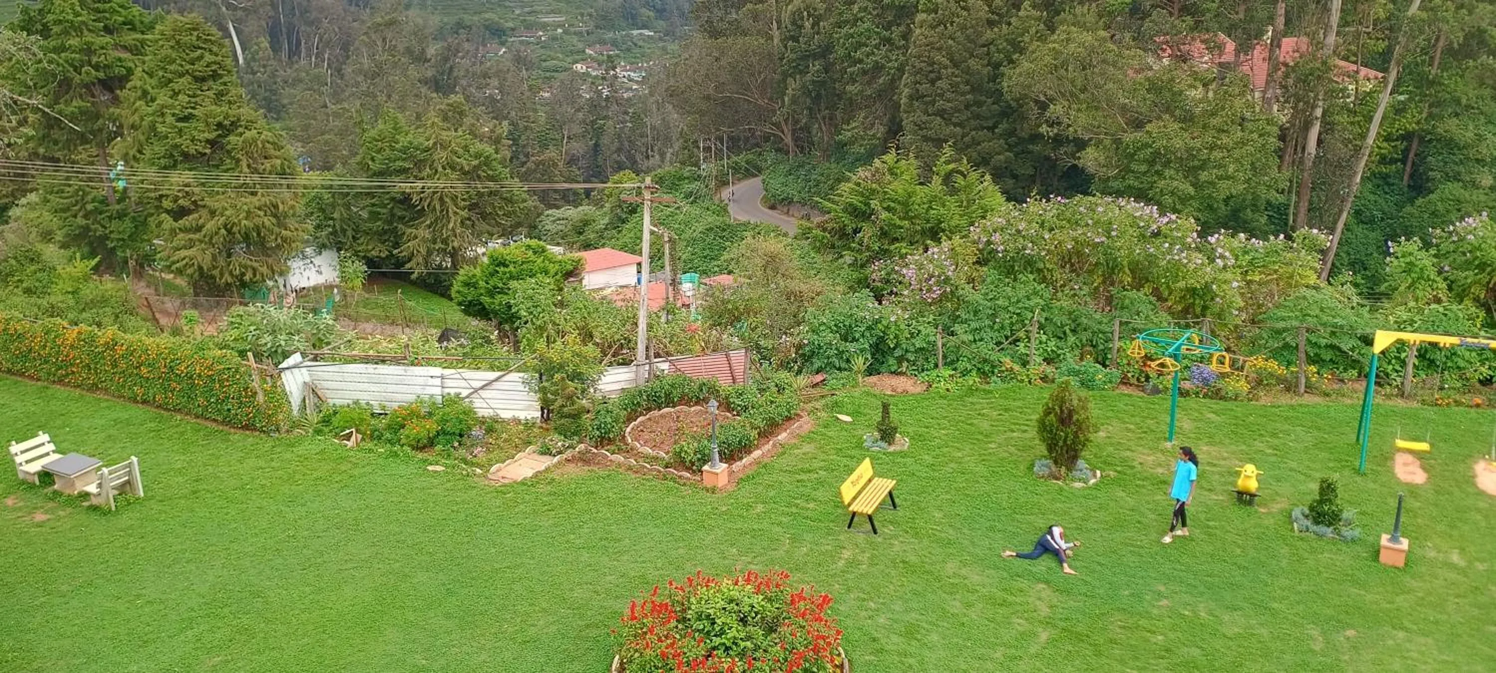 Garden in Yantra Resort, Ooty