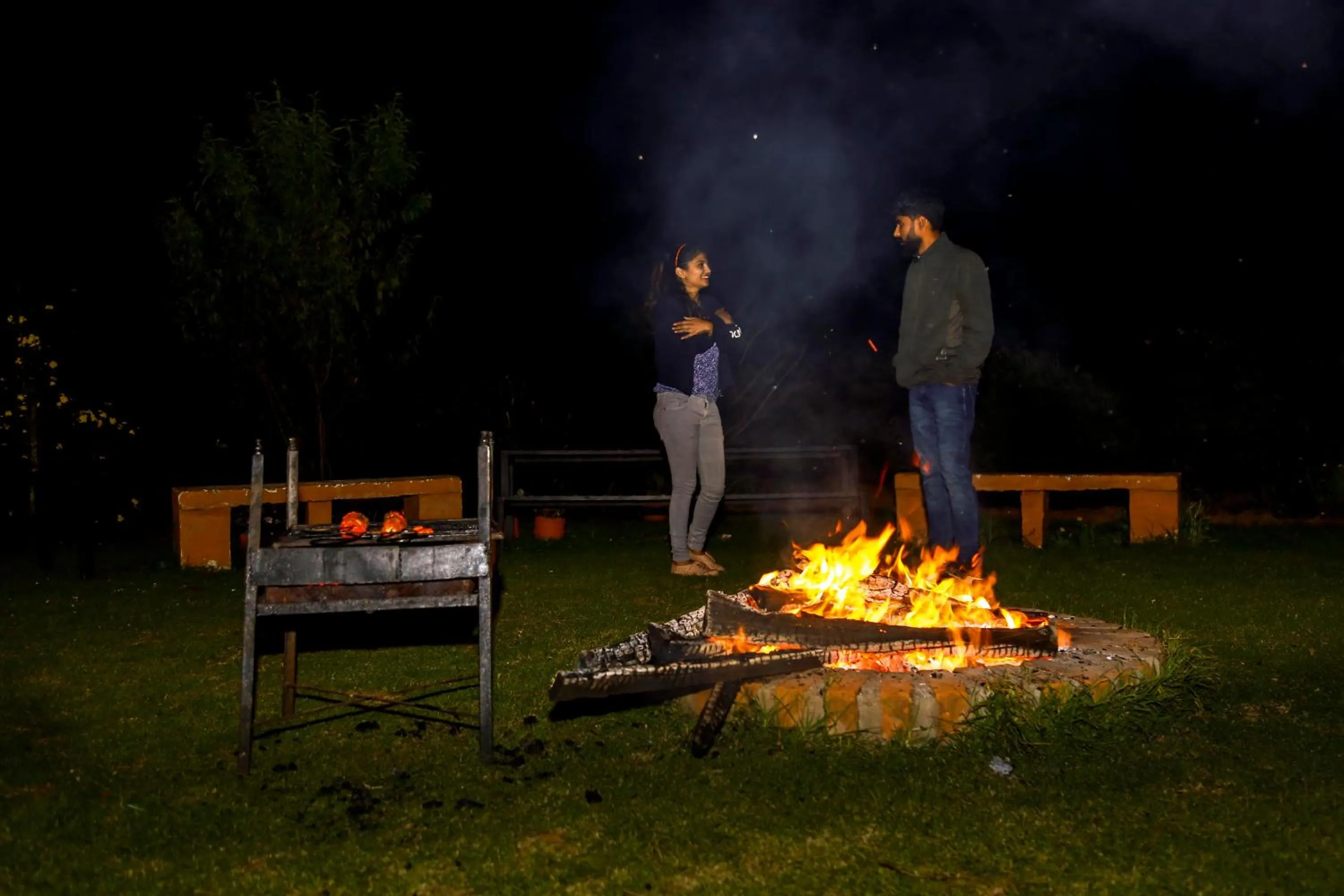 BBQ facilities in Yantra Resort, Ooty
