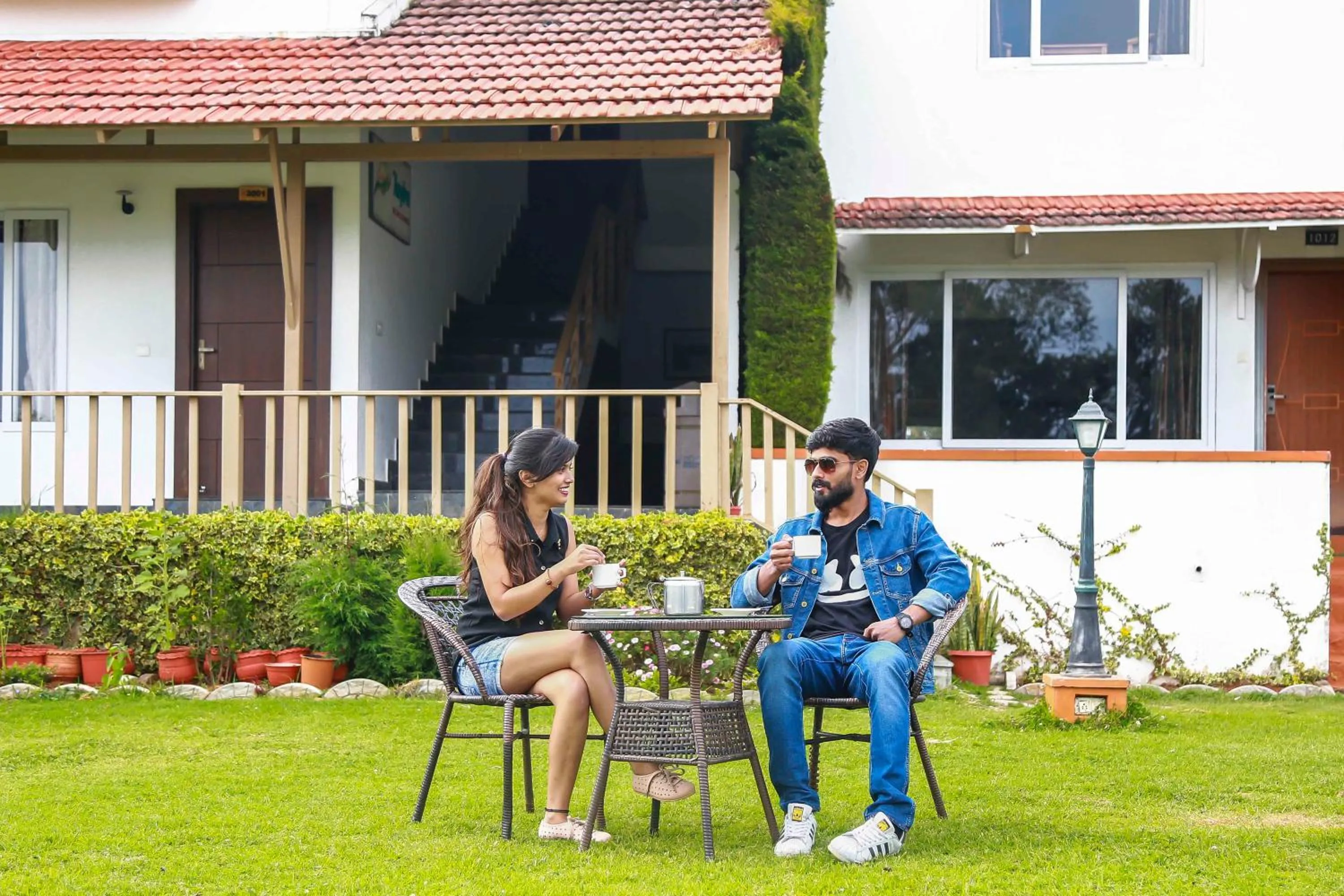 Garden view in Yantra Resort, Ooty