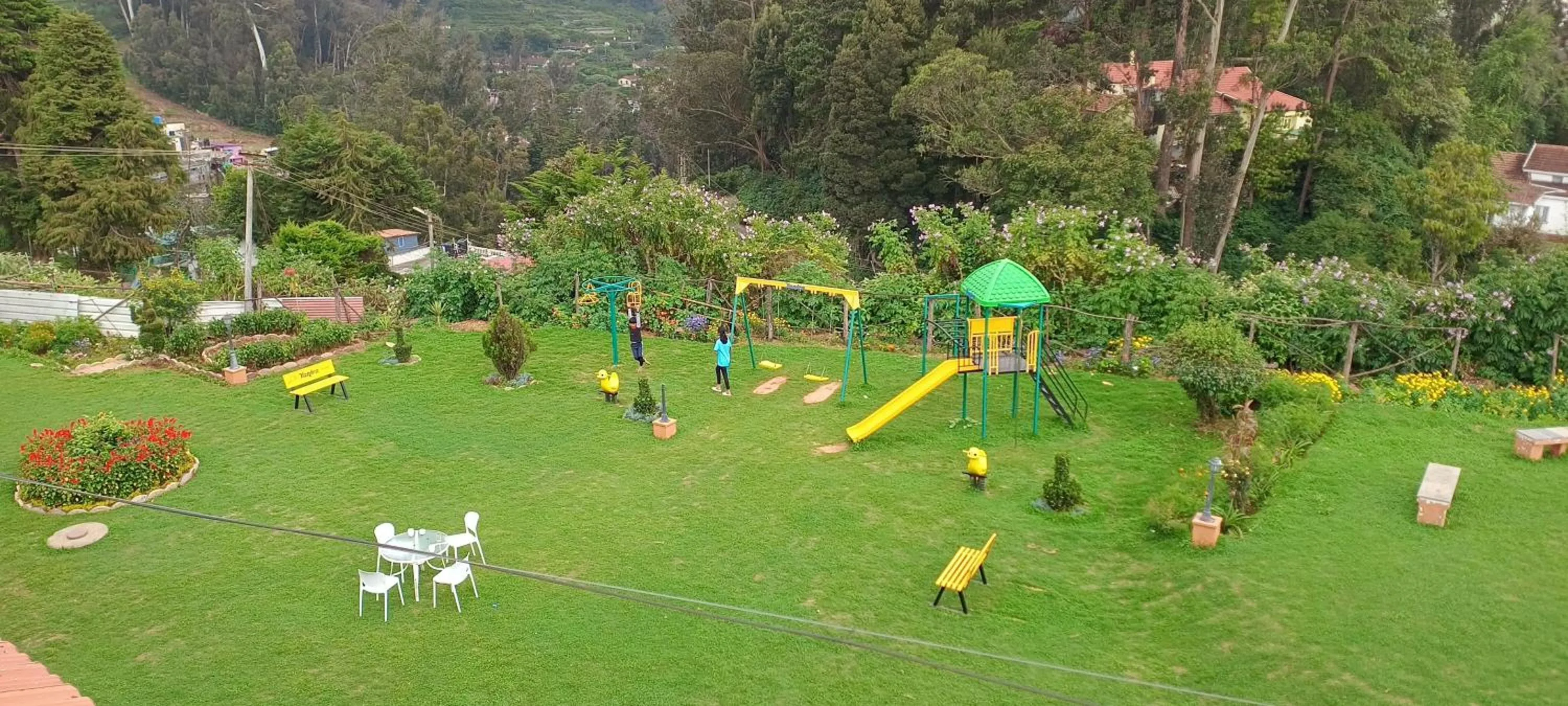 Garden in Yantra Resort, Ooty