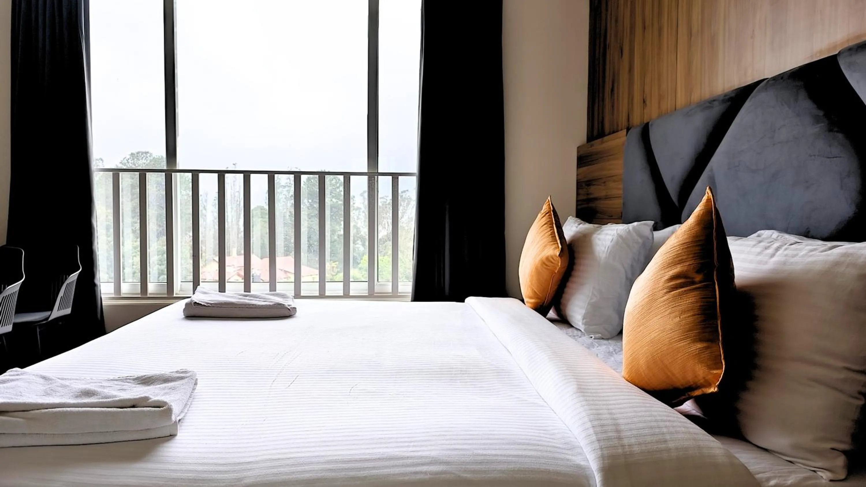 View (from property/room), Bed in Yantra Resort, Ooty