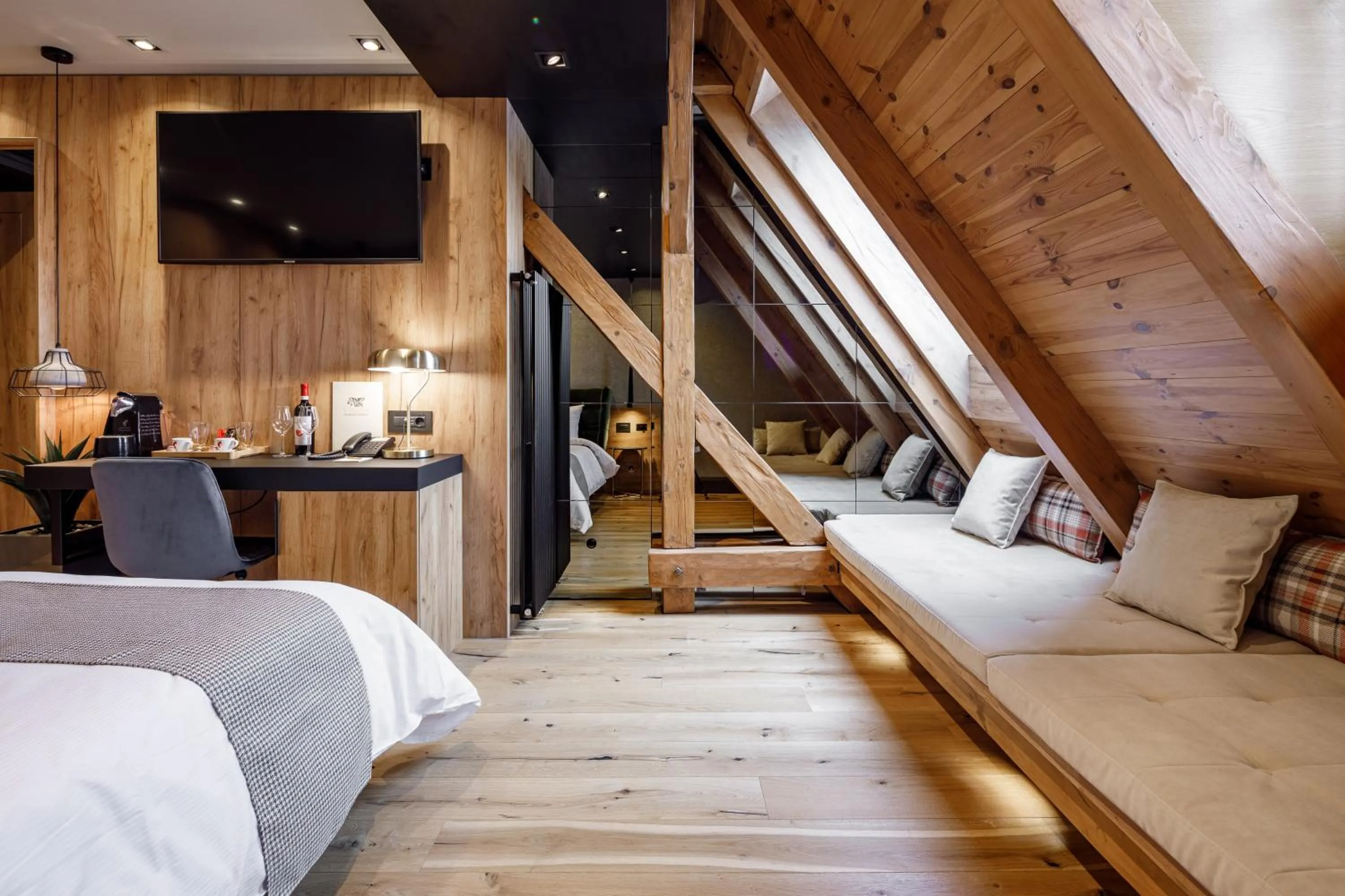 Decorative detail, Bed in SCHUSTER Boarding House