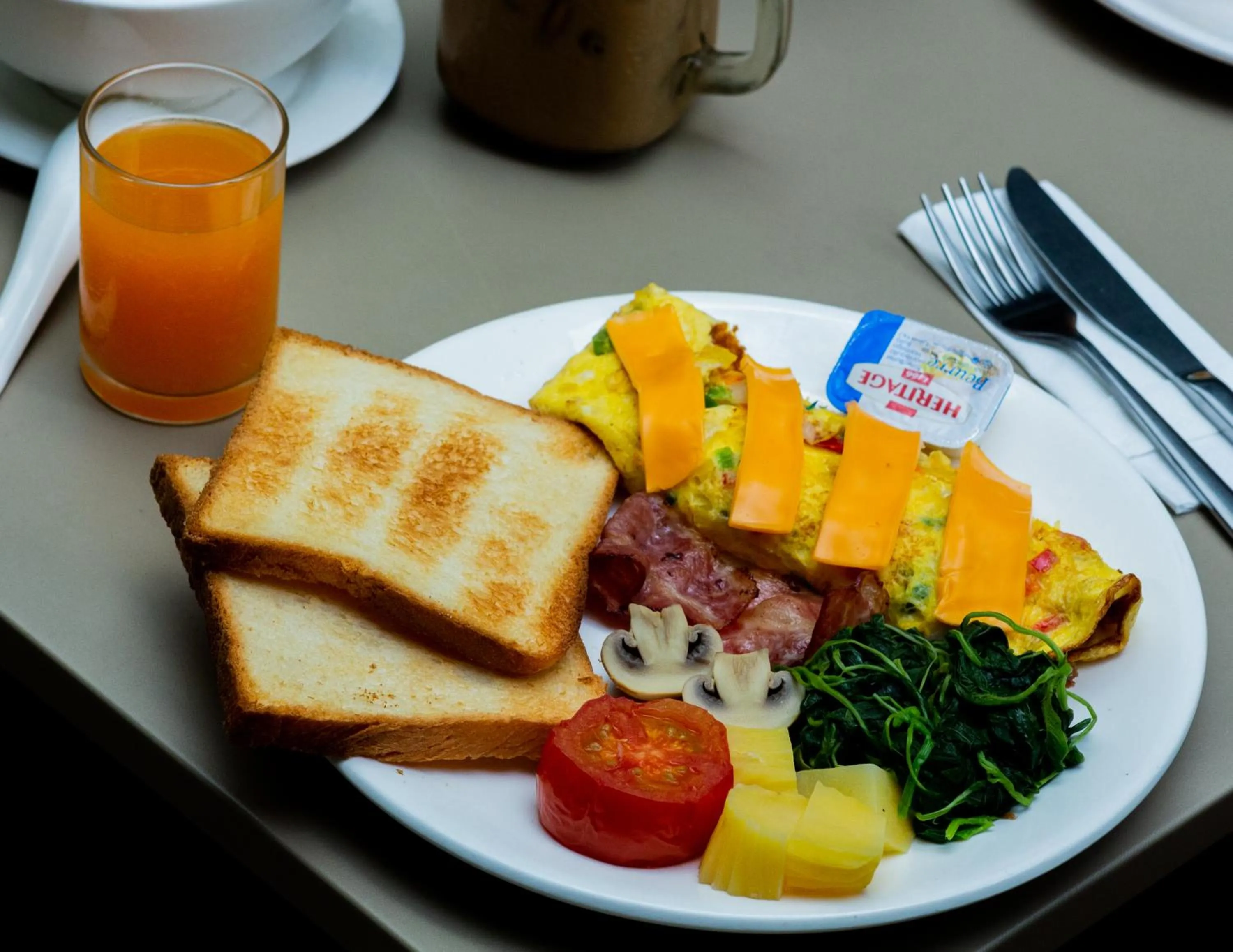 Breakfast in Onederz Kampot