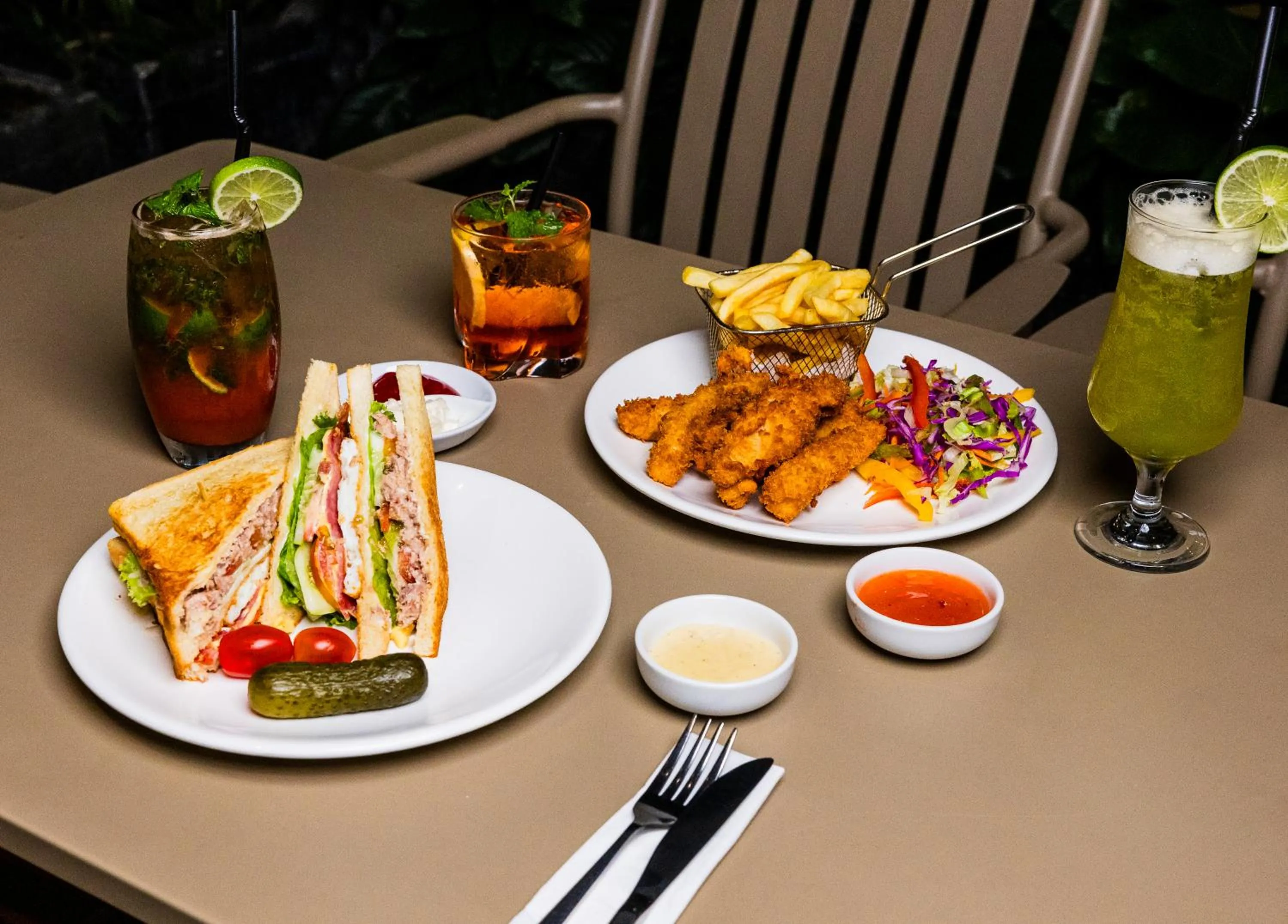 Dinner in Onederz Kampot