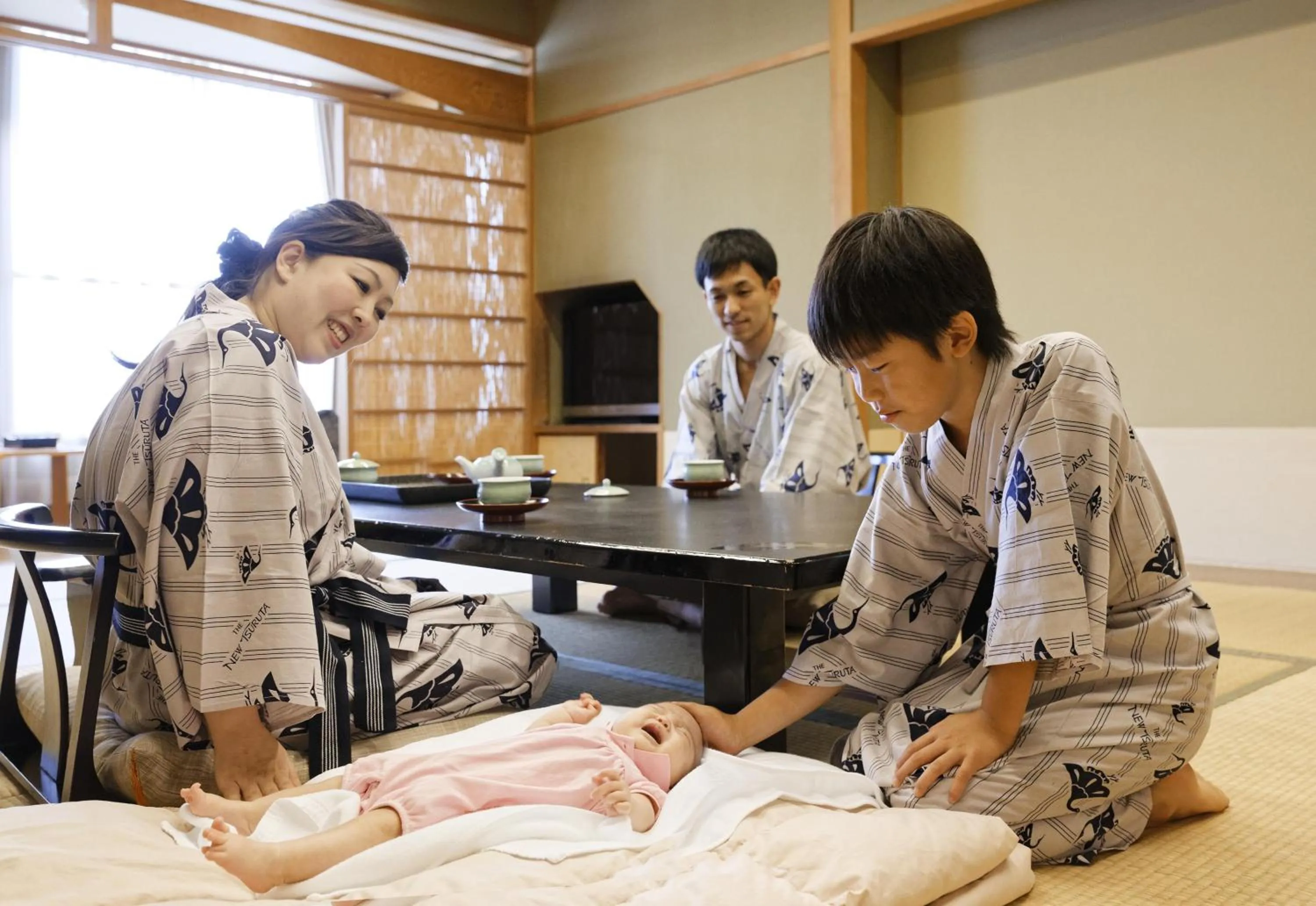 Family in Hotel New Tsuruta