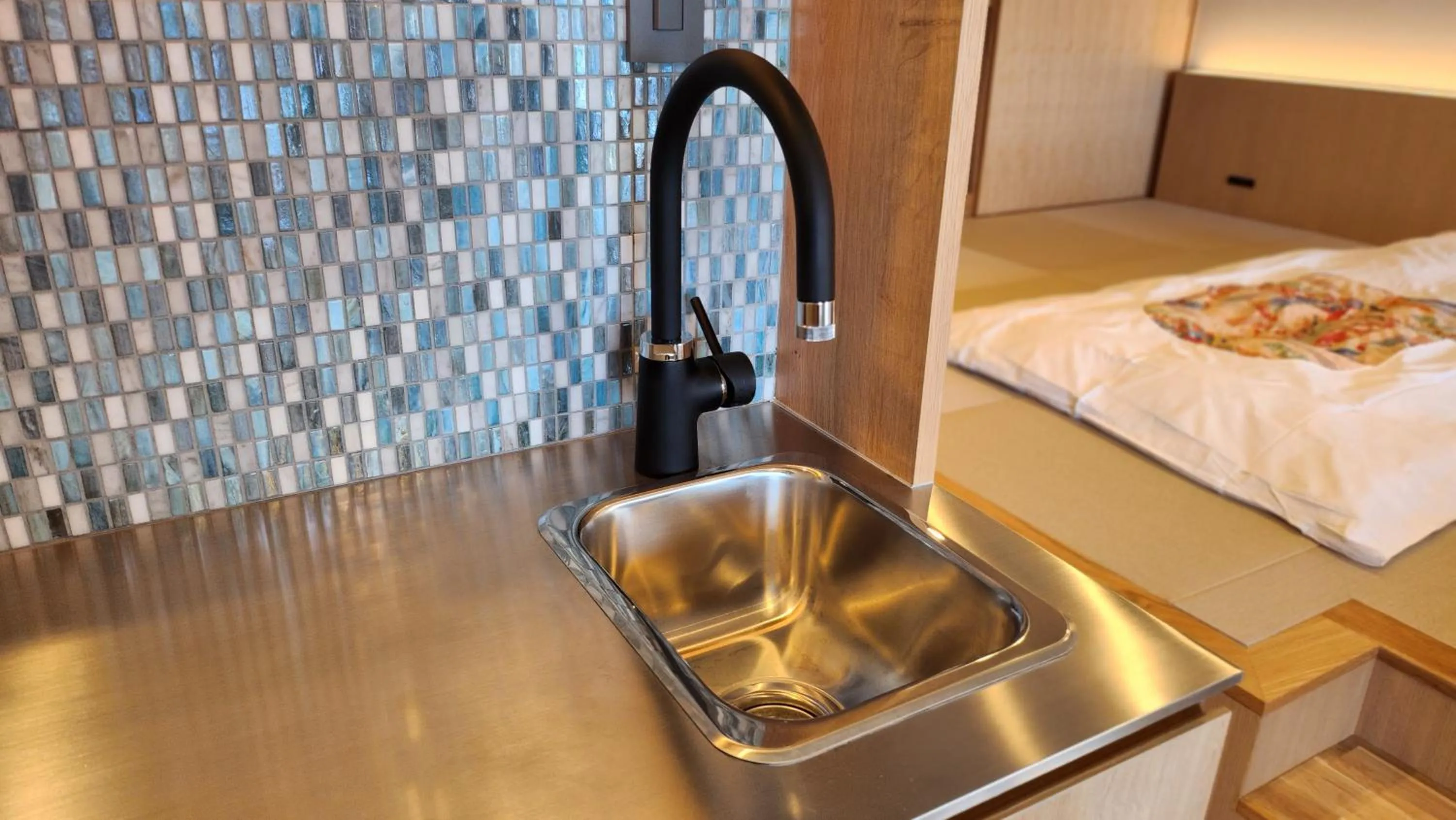 Kitchen or kitchenette in Hotel New Tsuruta